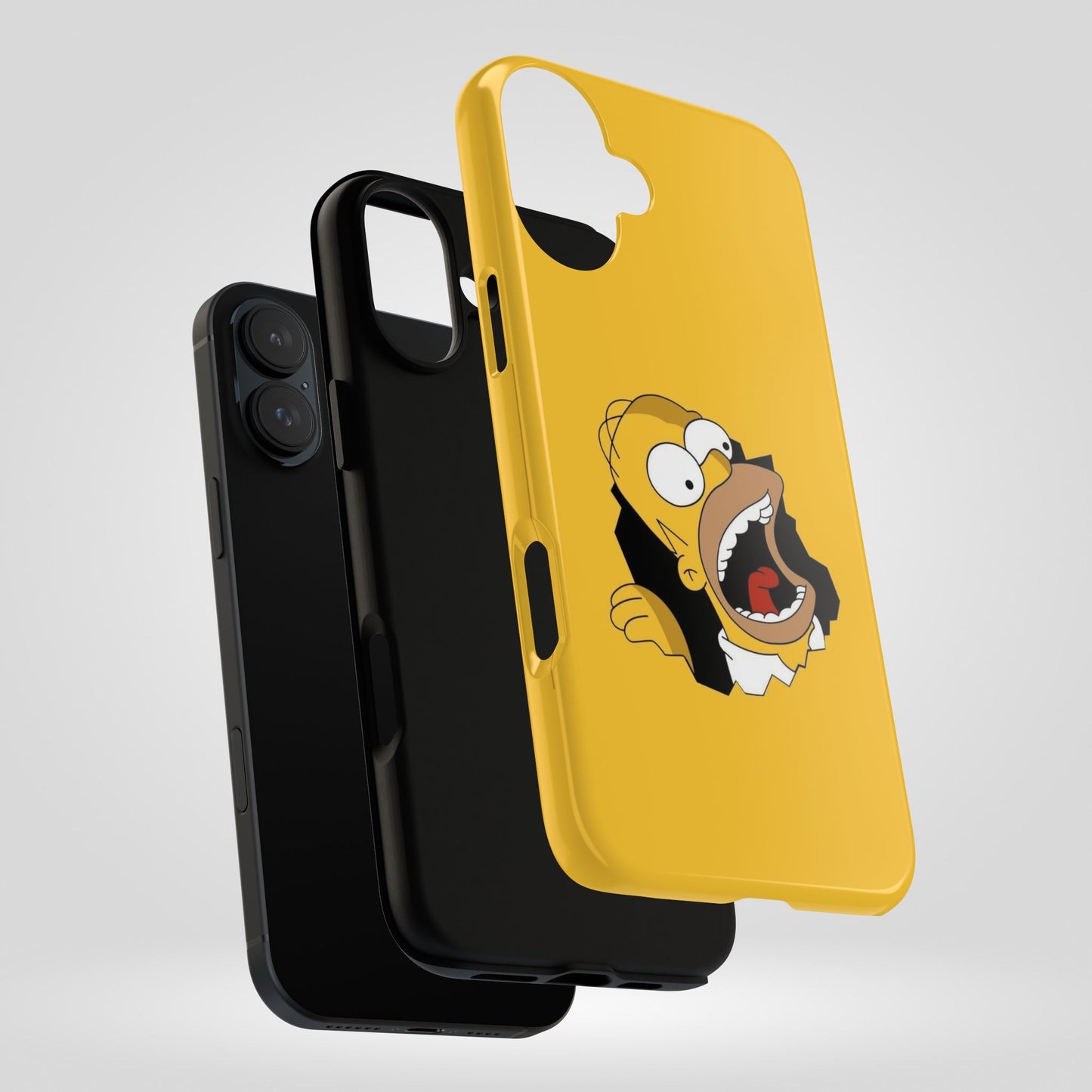 Homer Simpson Phone Case - Tough & Stylish Yellow Case for Fans