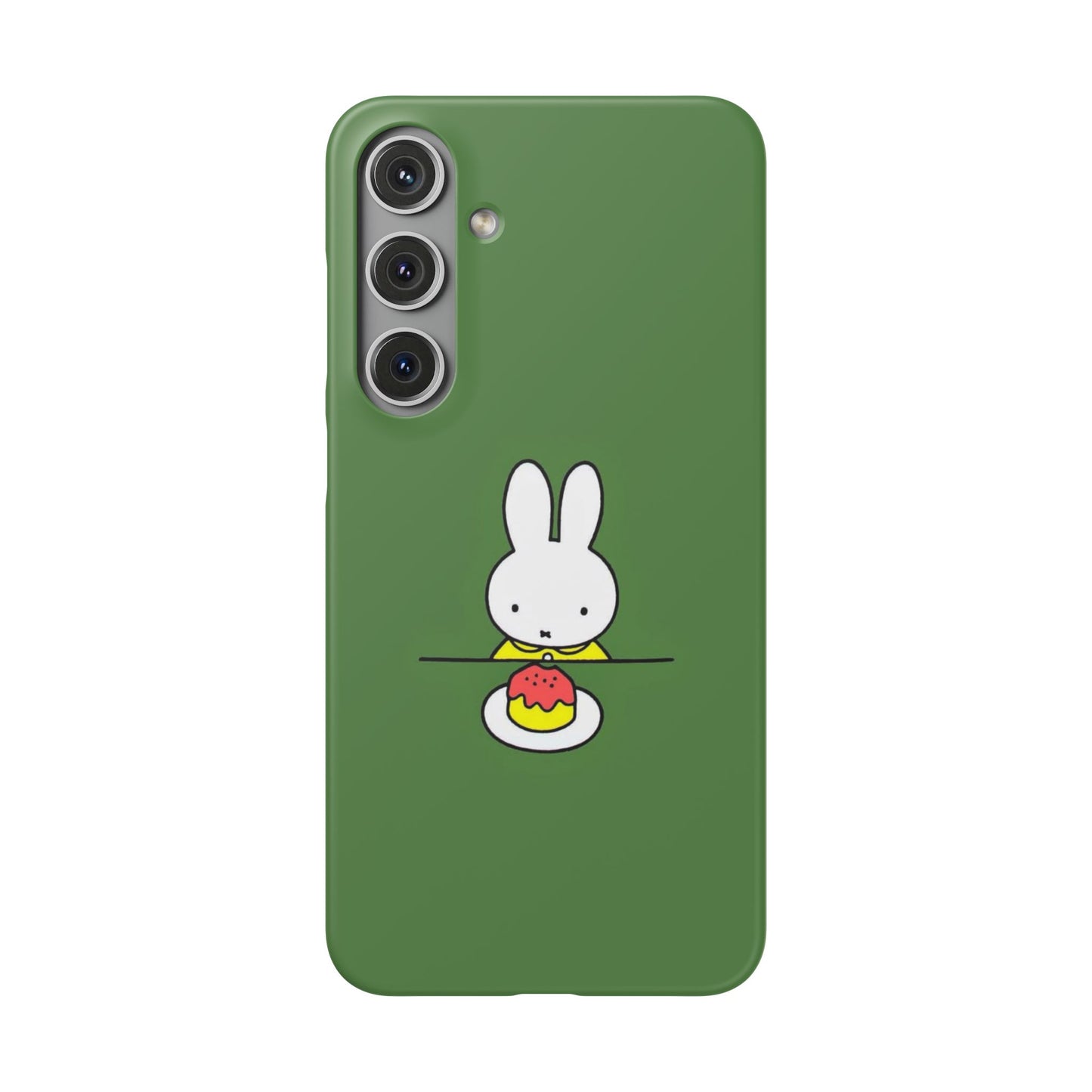 Miffy Phone Case, Snap Case, Green Miffy - iPhone, Samsung