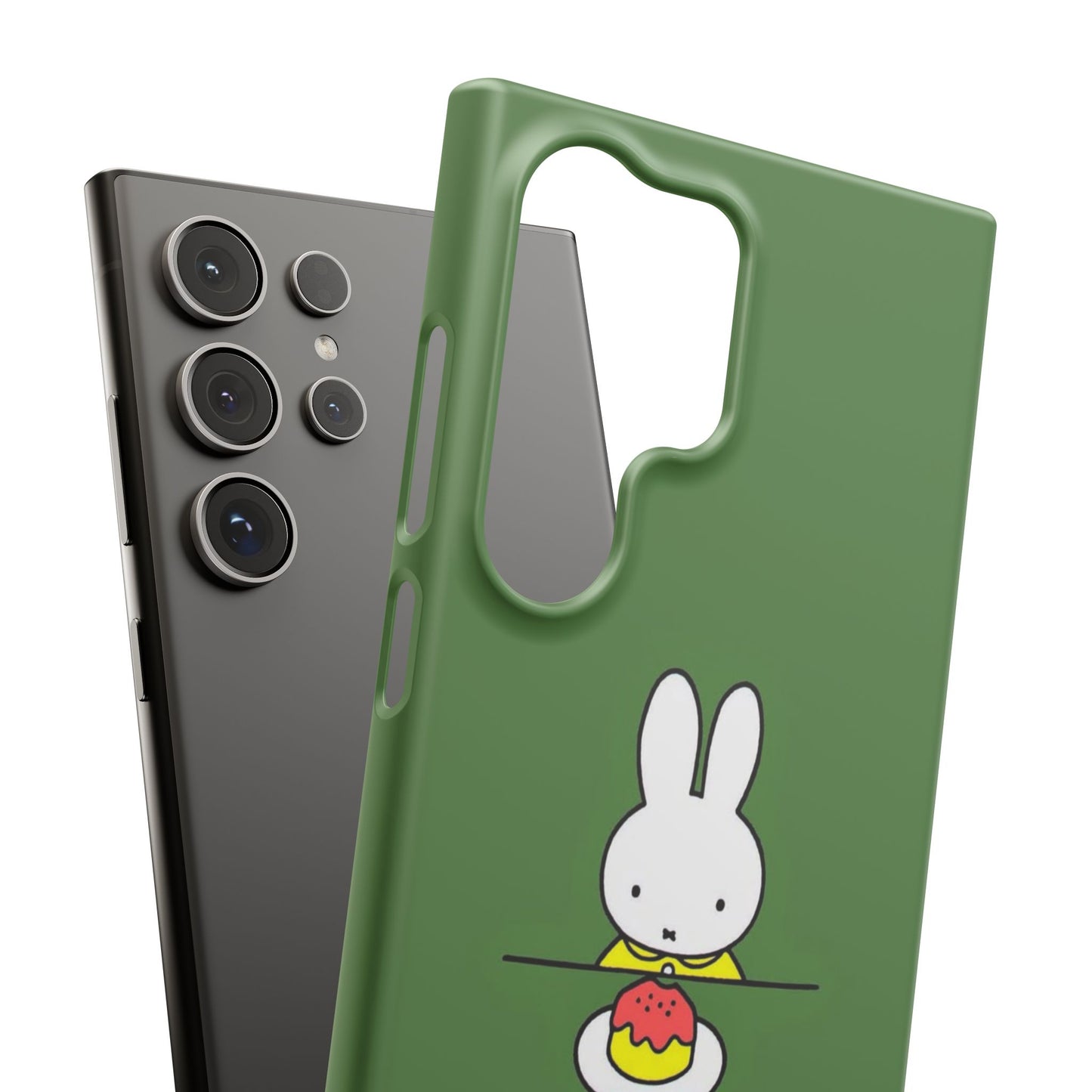 Miffy Phone Case, Snap Case, Green Miffy - iPhone, Samsung
