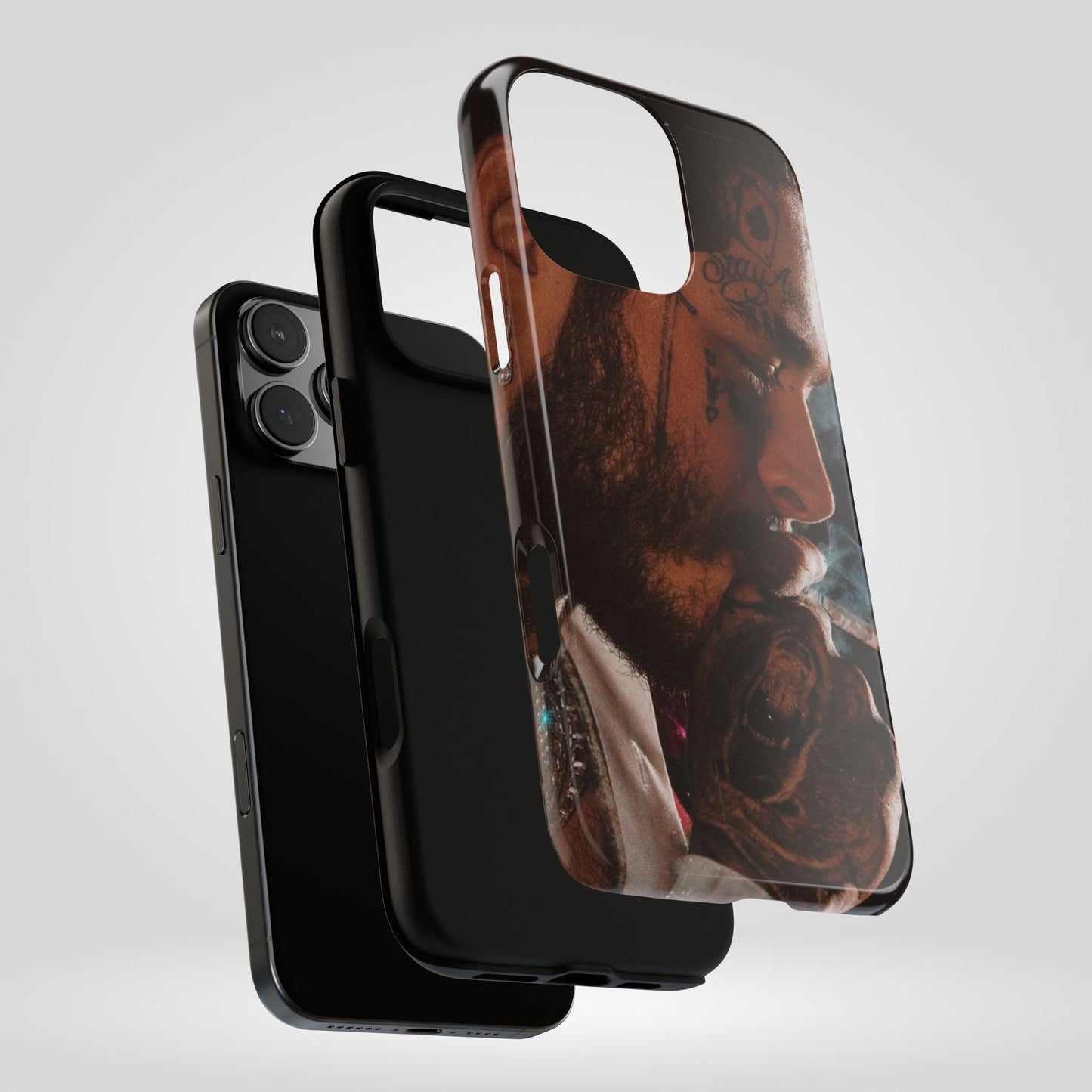 Post Malone Tough Cases for Fans - Artistic Phone Case with Smoky Vibe
