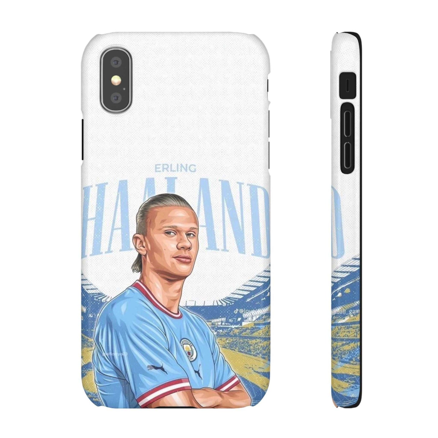 Erling Haaland Snap Case | Personalized Phone Case for Manchester City Fans.