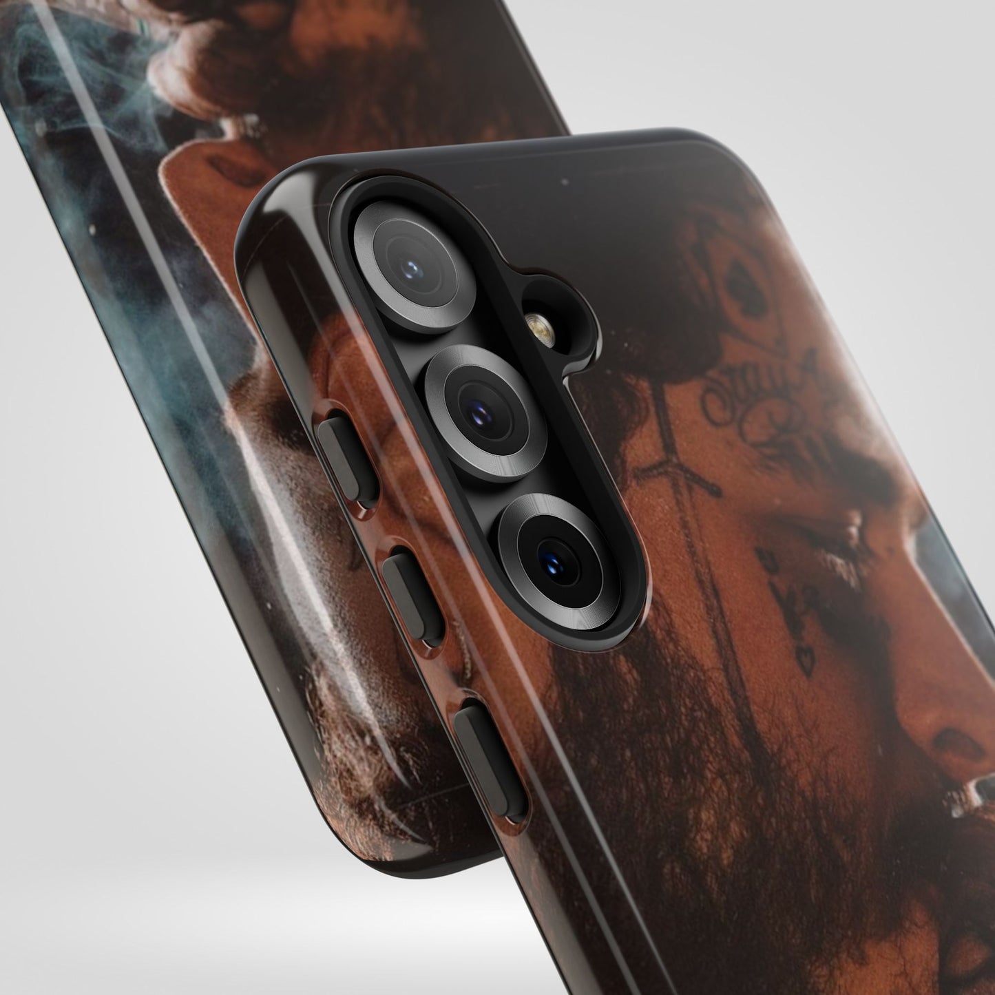 Post Malone Tough Cases for Fans - Artistic Phone Case with Smoky Vibe