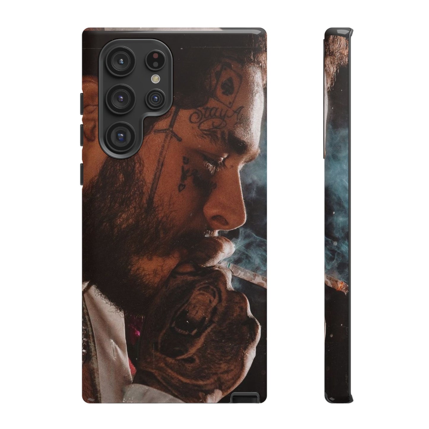 Post Malone Tough Cases for Fans - Artistic Phone Case with Smoky Vibe