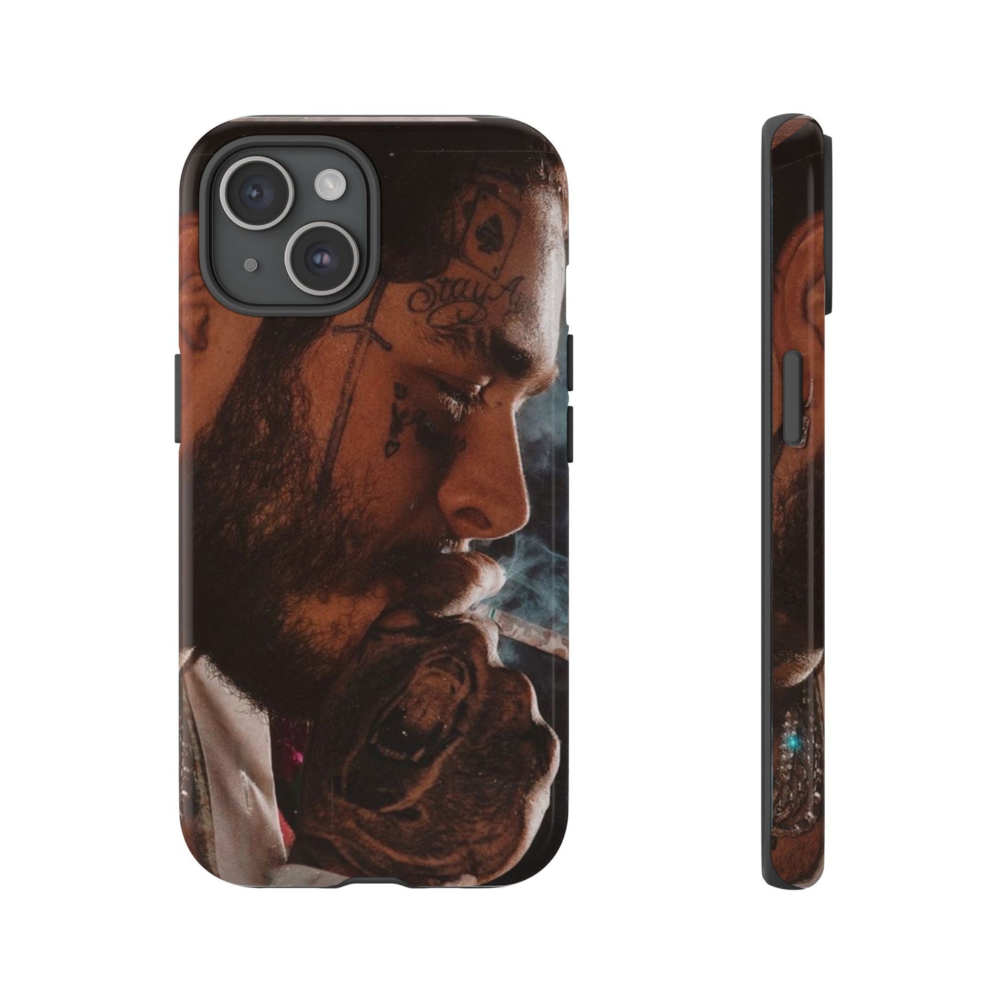 Post Malone Tough Cases for Fans - Artistic Phone Case with Smoky Vibe