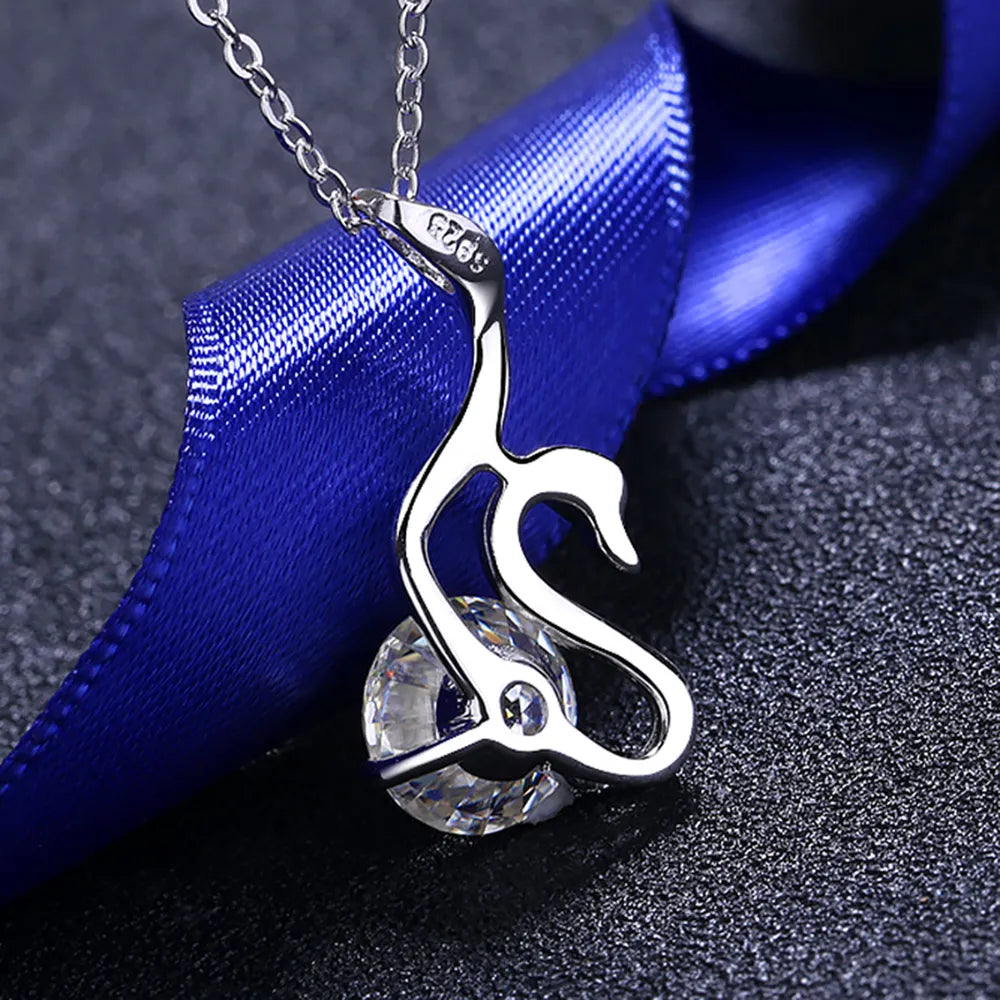 2 Carat Moissanite 925 Sterling Silver Necklace - Roe Creation