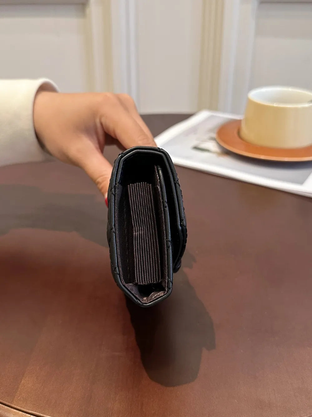 PU Leather Solid Color Wallet - Roe Creation
