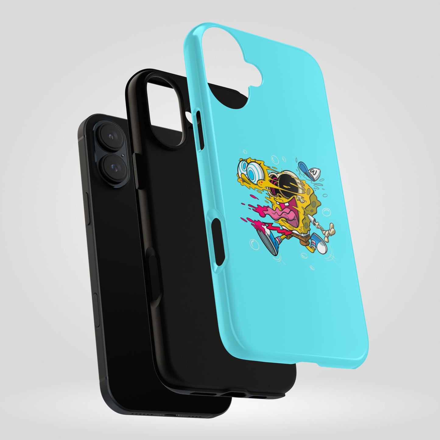 Funny SpongeBob Tough iPhone Case – Cartoon Vibes for Kids & Adults