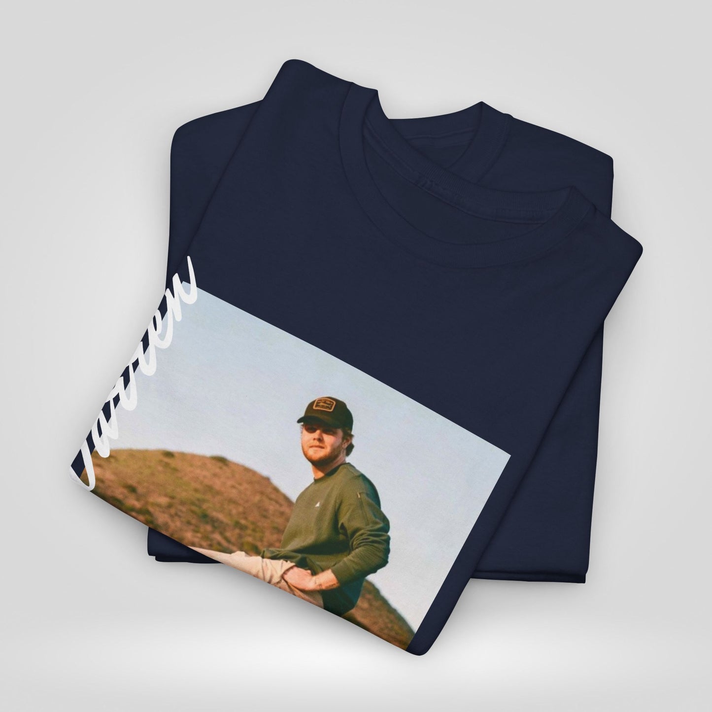 Alex Warren Unisex Heavy Cotton Tee - Stylish Retro Graphic T-Shirt for Men & Women