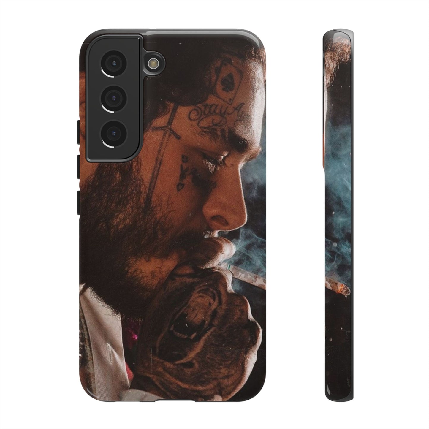Post Malone Tough Cases for Fans - Artistic Phone Case with Smoky Vibe