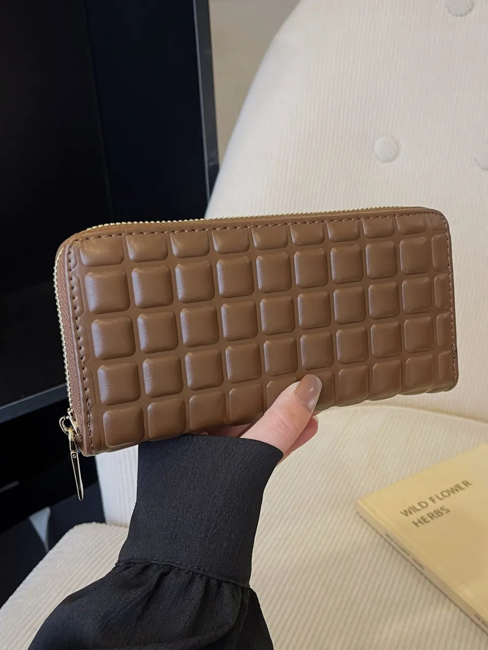 PU Leather Solid Color Wallet - Roe Creation