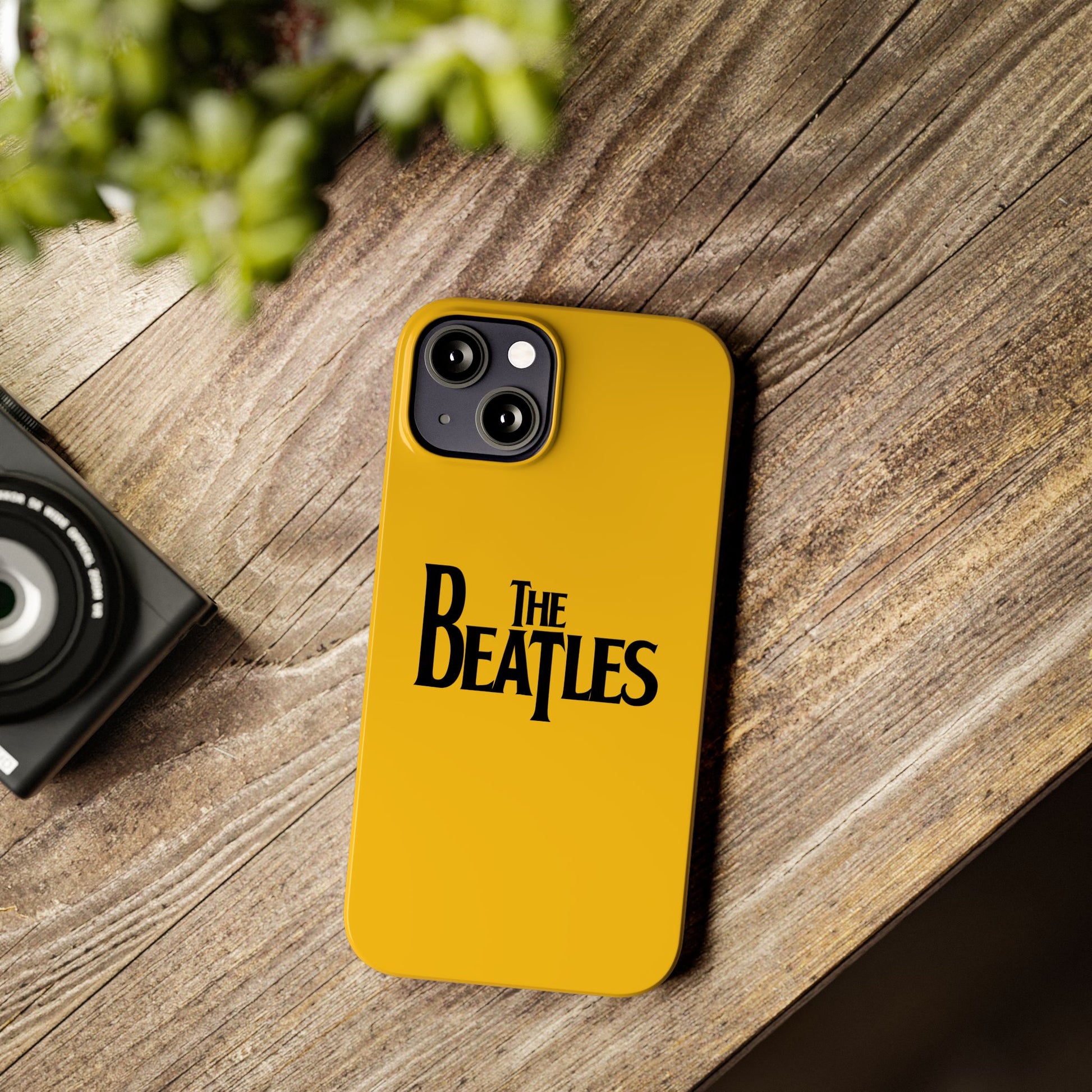 The Beatles Basic Yellow Slim Phone Case - iPhone - Roe Creation
