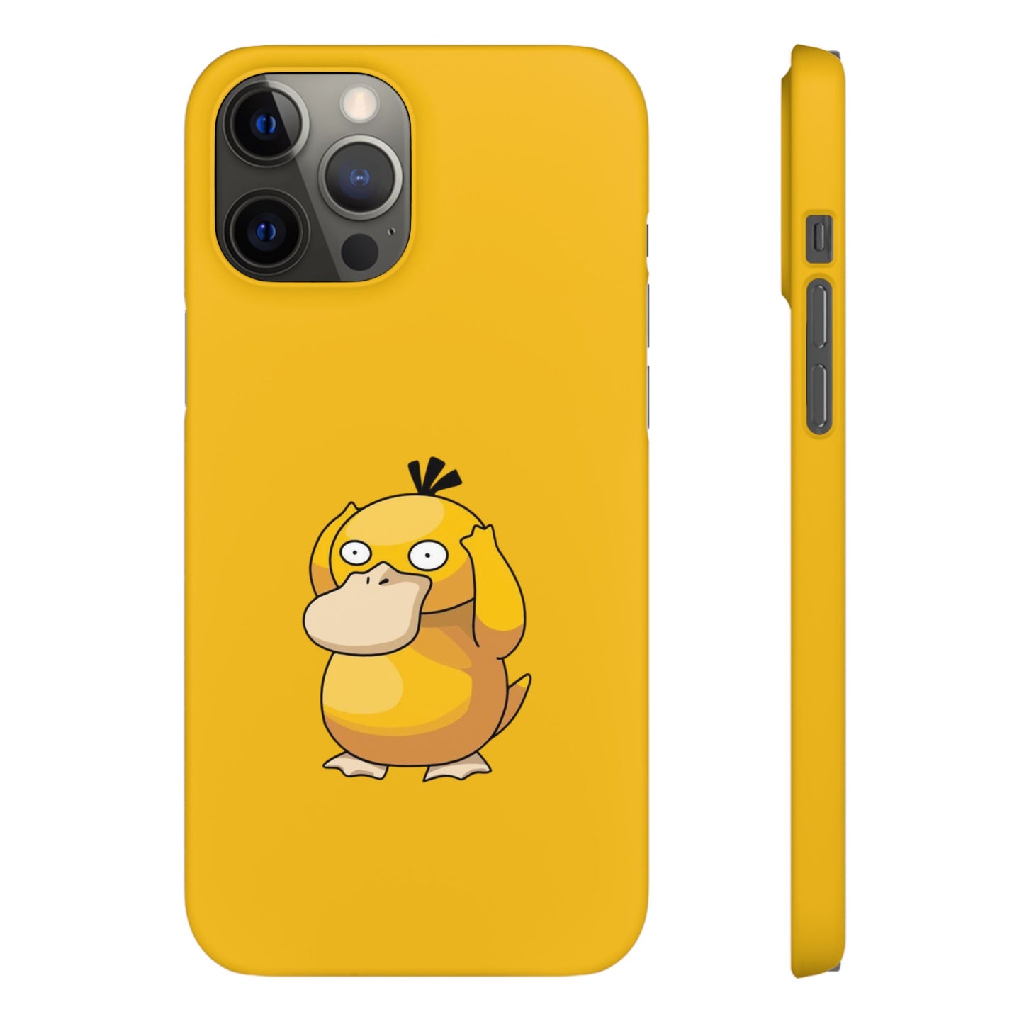 Psyduck Pokemon Snap Phone Cases, Yellow, Cartoon - iPhone, Samsung