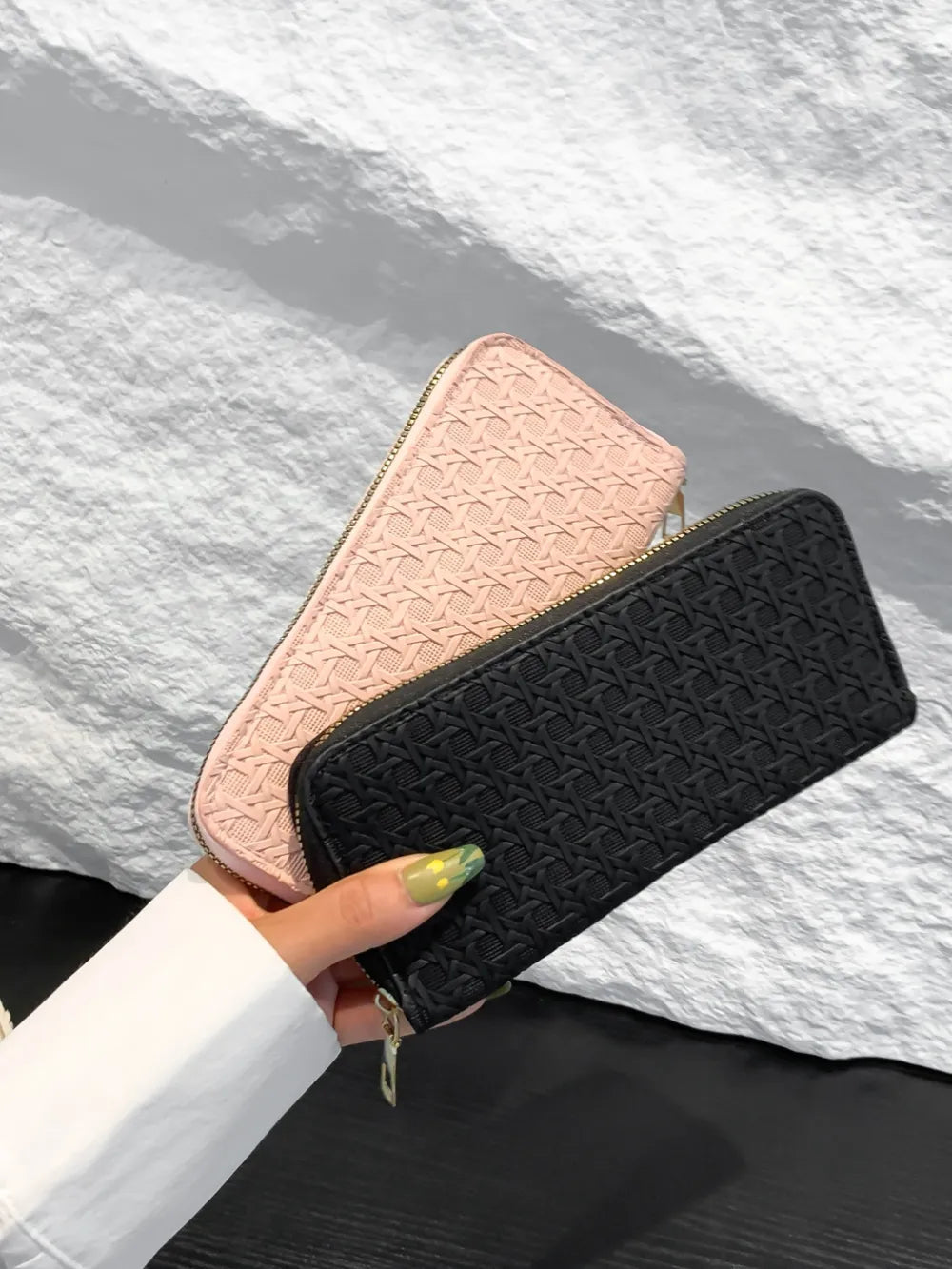 PU Leather Solid Color Wallet - Roe Creation