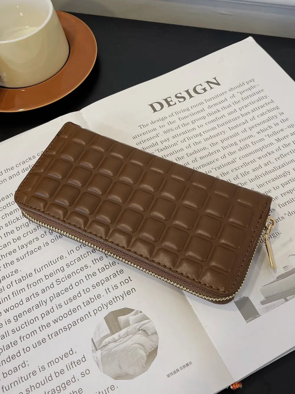 PU Leather Solid Color Wallet - Roe Creation