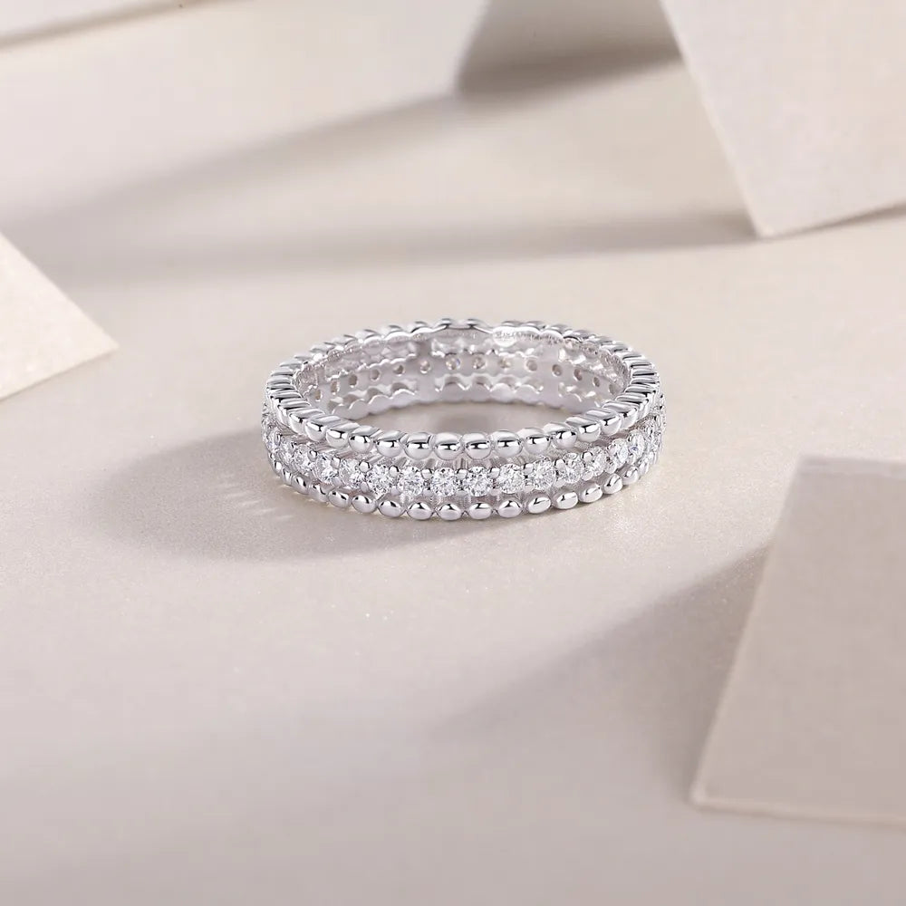 Moissanite 925 Sterling Silver Ring - Roe Creation