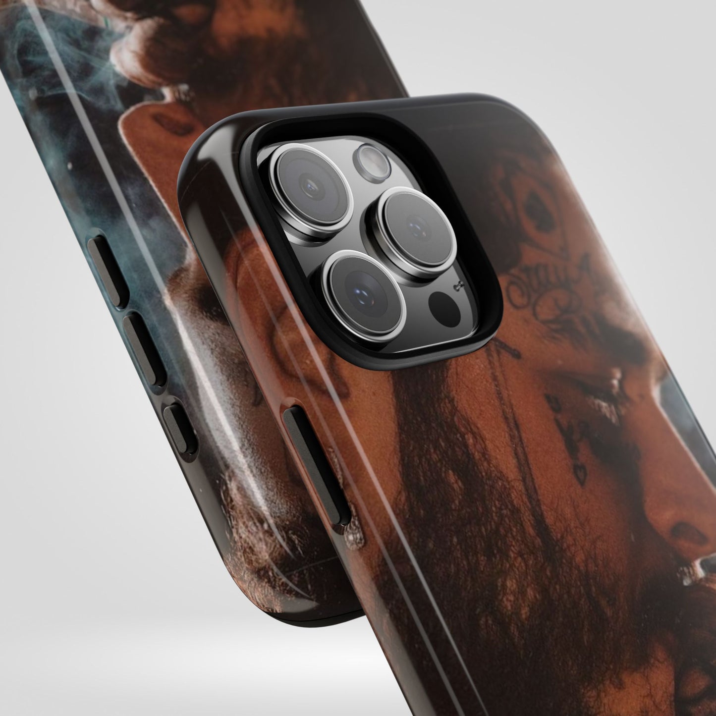 Post Malone Tough Cases for Fans - Artistic Phone Case with Smoky Vibe