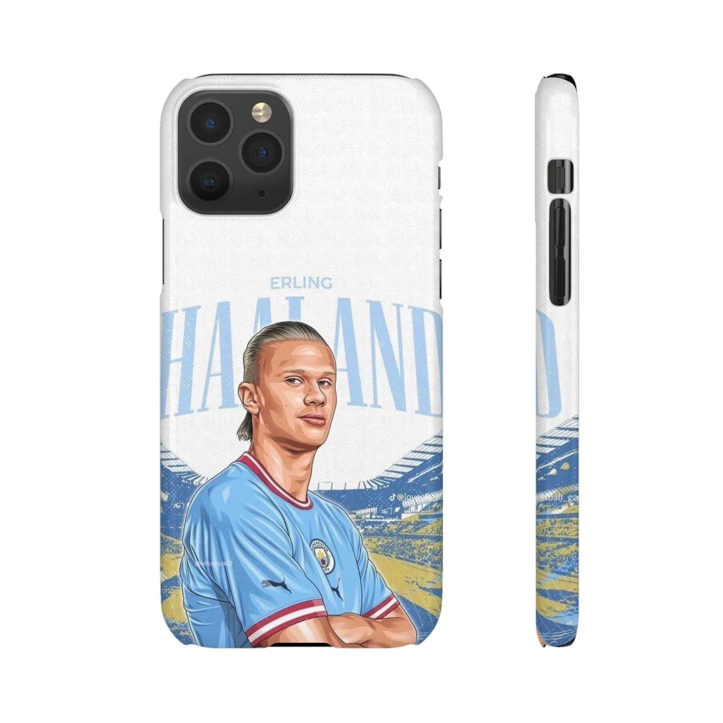 Erling Haaland Snap Case | Personalized Phone Case for Manchester City Fans.