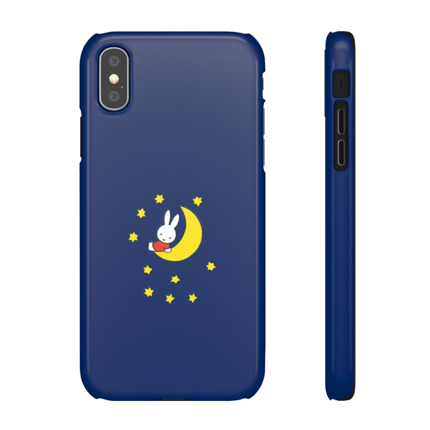 Miffy Phone Case, Moon Snap Case for Phone - Nighttime Design, iPhone, Samsung.