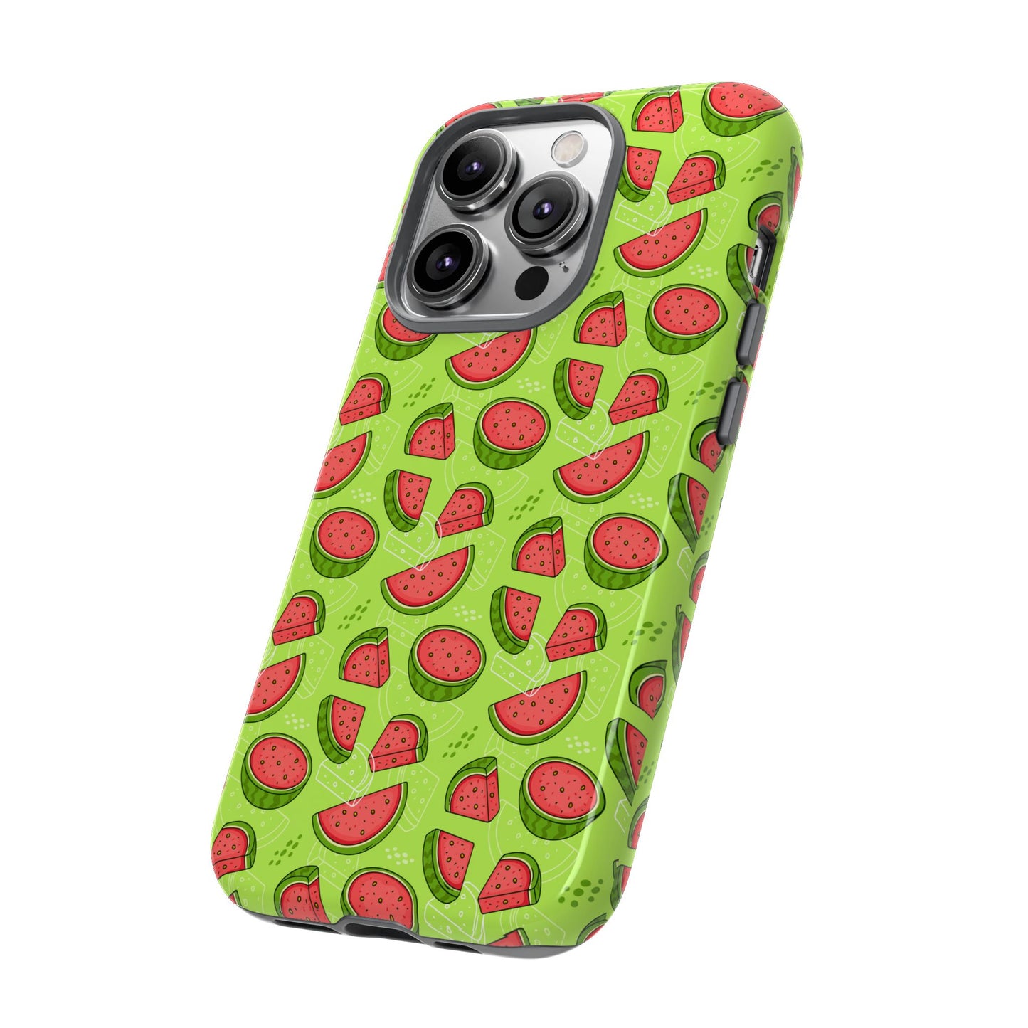 Watermelon Tough iPhone Case – Vibrant Fruit Phone Cover for Summer Vibes - Roe Creation