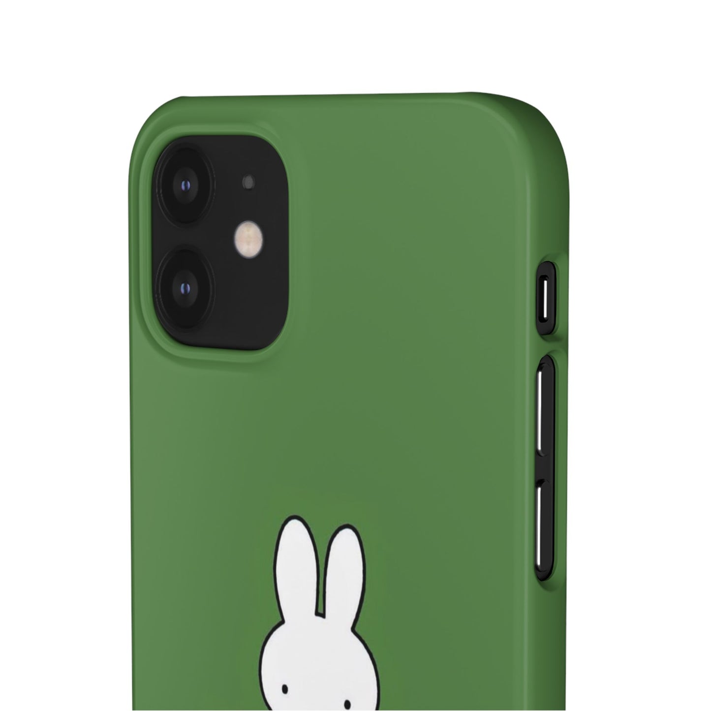 Miffy Phone Case, Snap Case, Green Miffy - iPhone, Samsung
