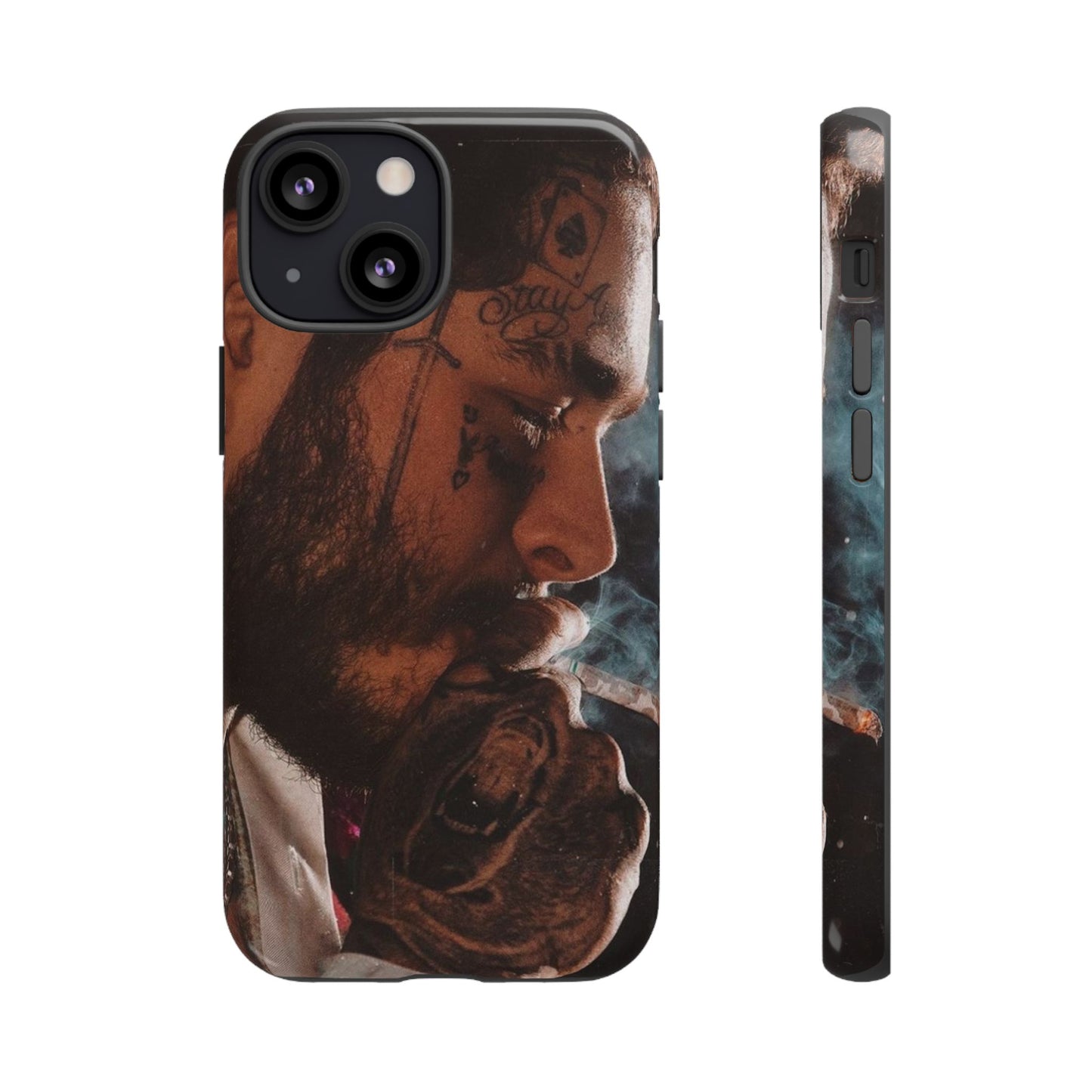 Post Malone Tough Cases for Fans - Artistic Phone Case with Smoky Vibe