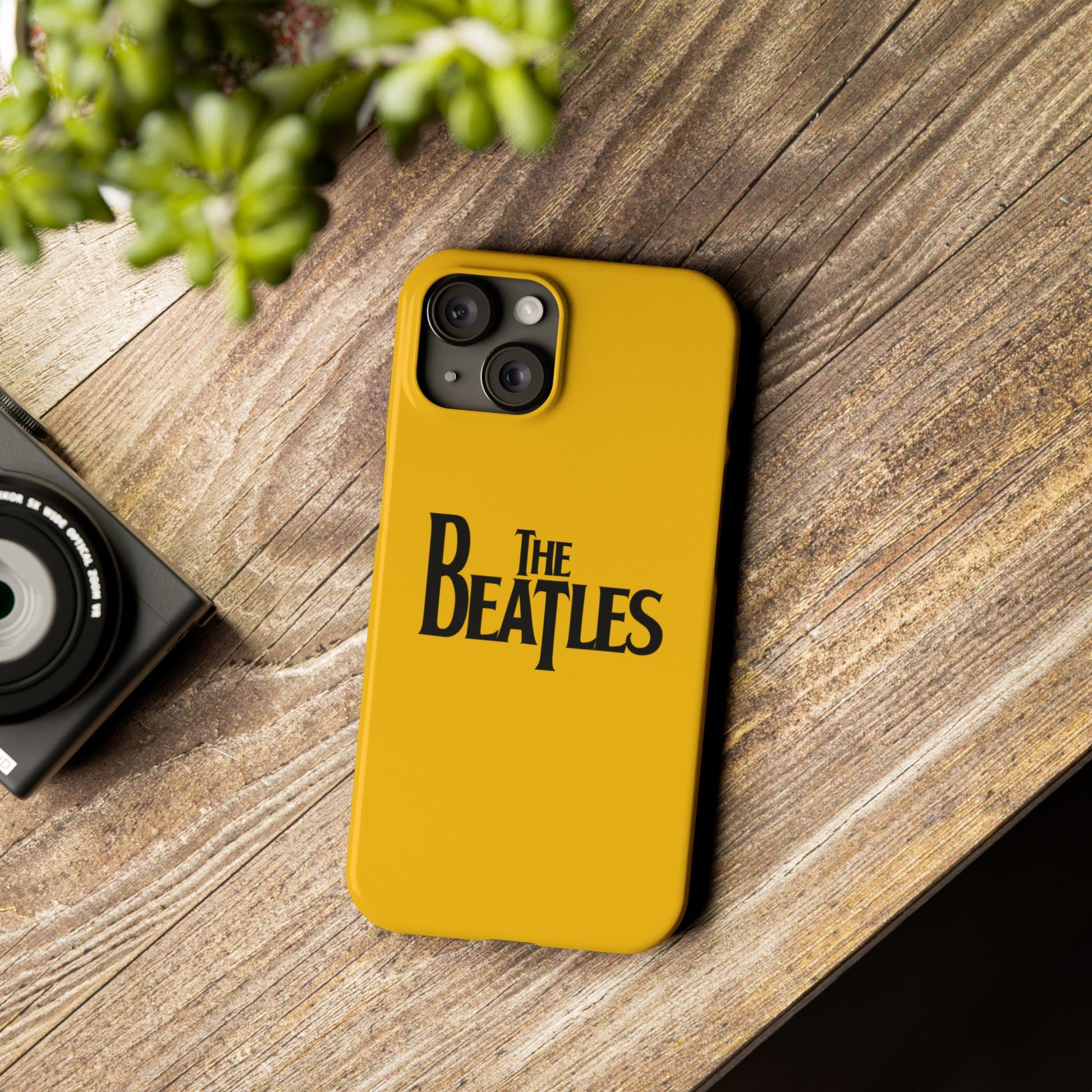 The Beatles Basic Yellow Slim Phone Case - iPhone - Roe Creation