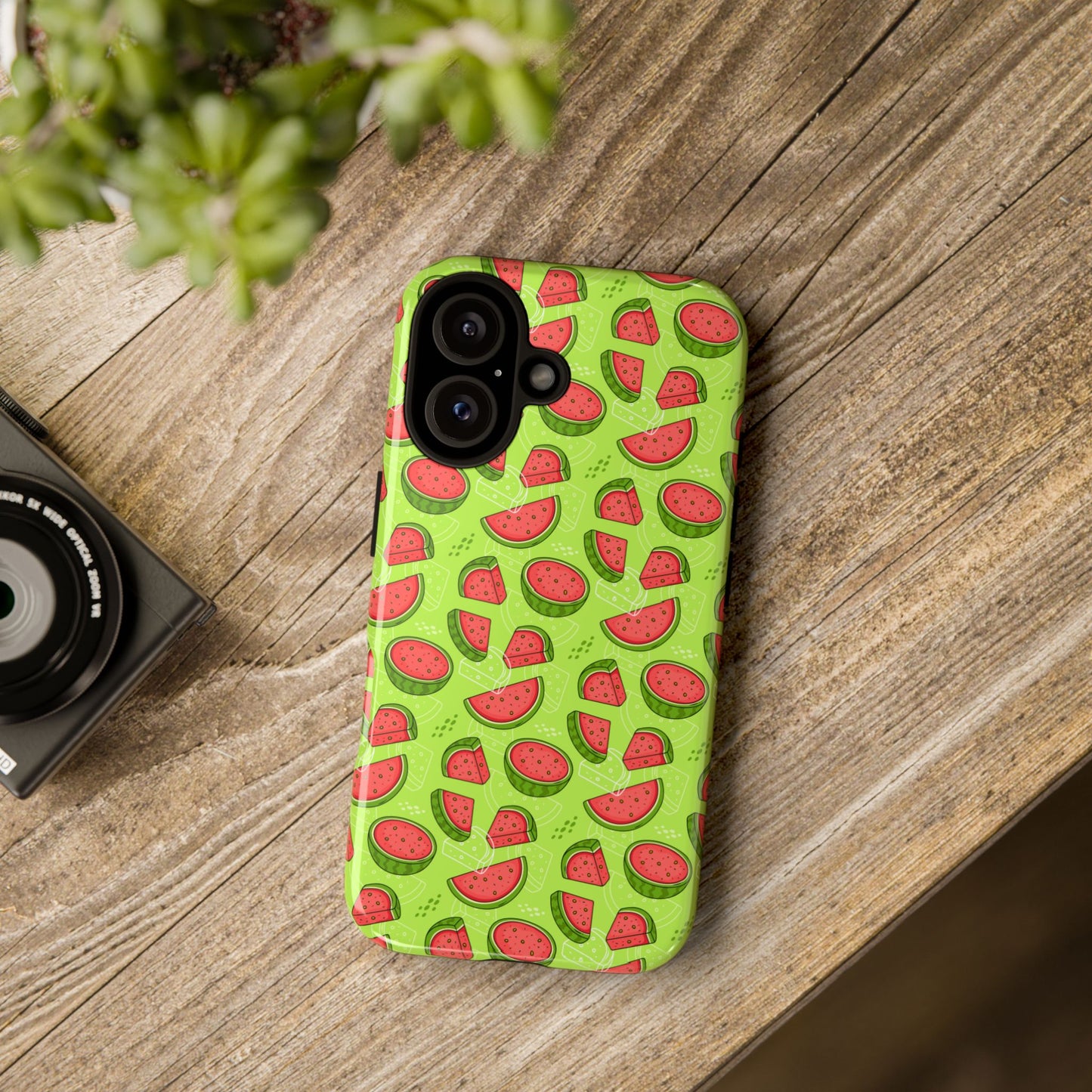Watermelon Tough iPhone Case – Vibrant Fruit Phone Cover for Summer Vibes - Roe Creation