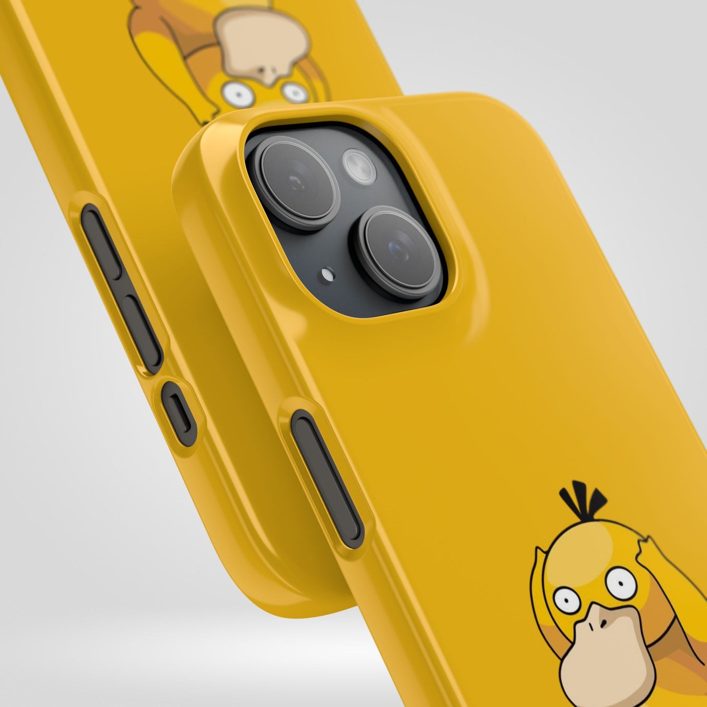 Psyduck Pokemon Snap Phone Cases, Yellow, Cartoon - iPhone, Samsung