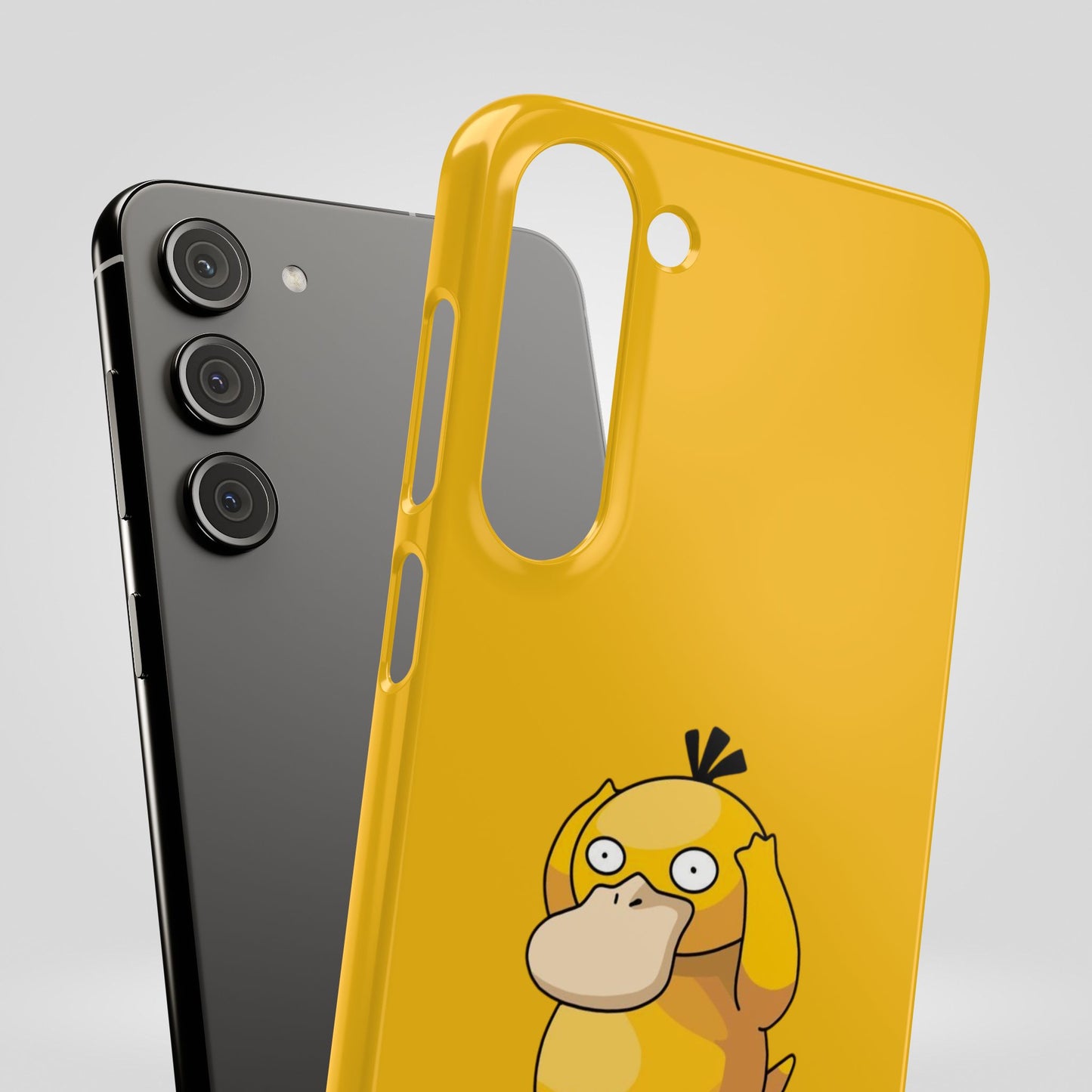 Psyduck Pokemon Snap Phone Cases, Yellow, Cartoon - iPhone, Samsung