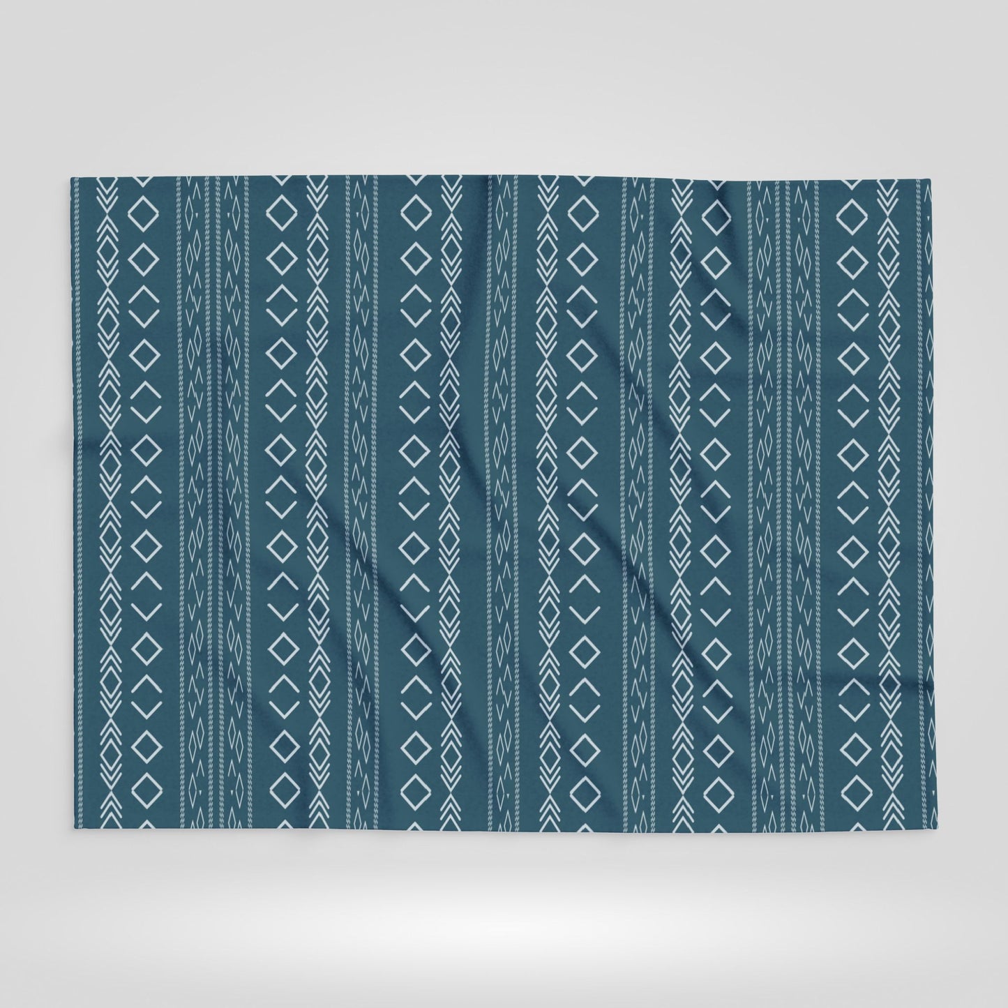 Boho Tribal Arctic Fleece Blanket - Stylish Winter Throw for Home Decor