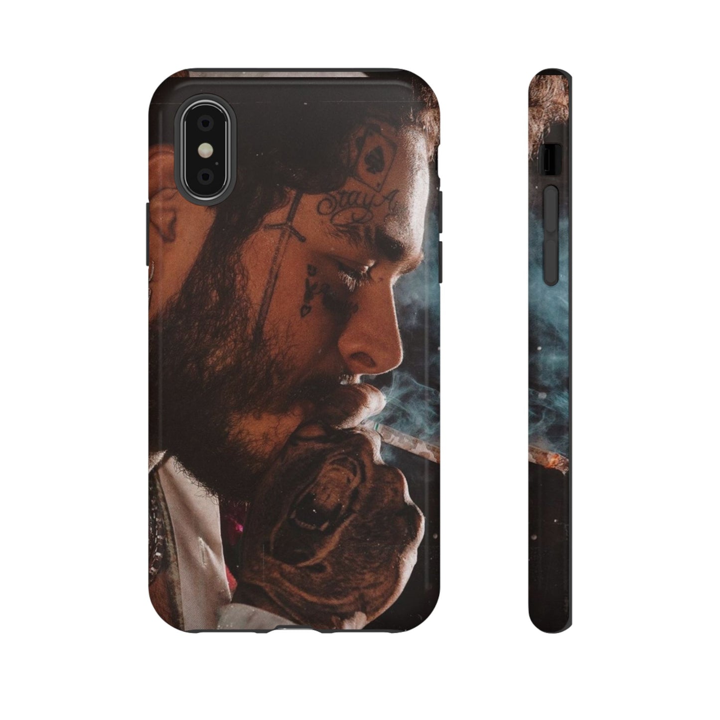 Post Malone Tough Cases for Fans - Artistic Phone Case with Smoky Vibe