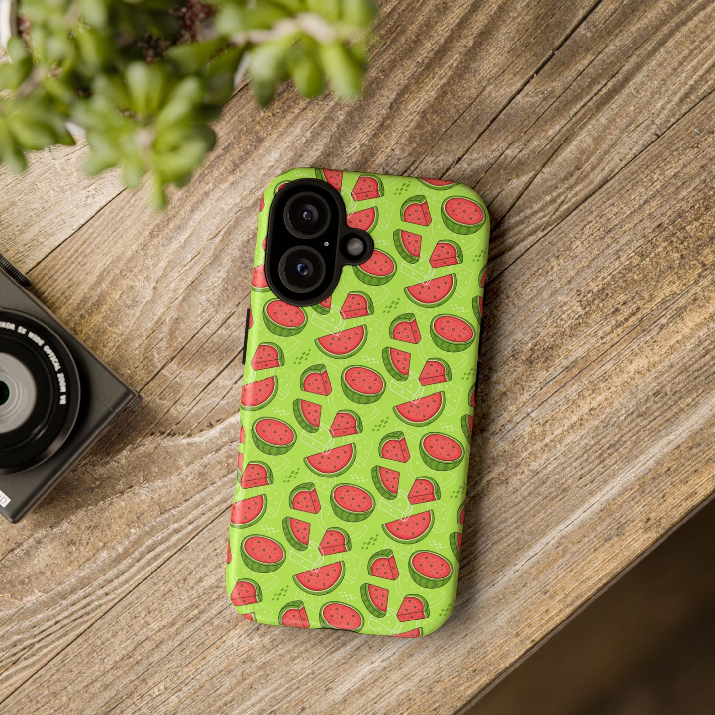 Watermelon Tough iPhone Case – Vibrant Fruit Phone Cover for Summer Vibes - Roe Creation