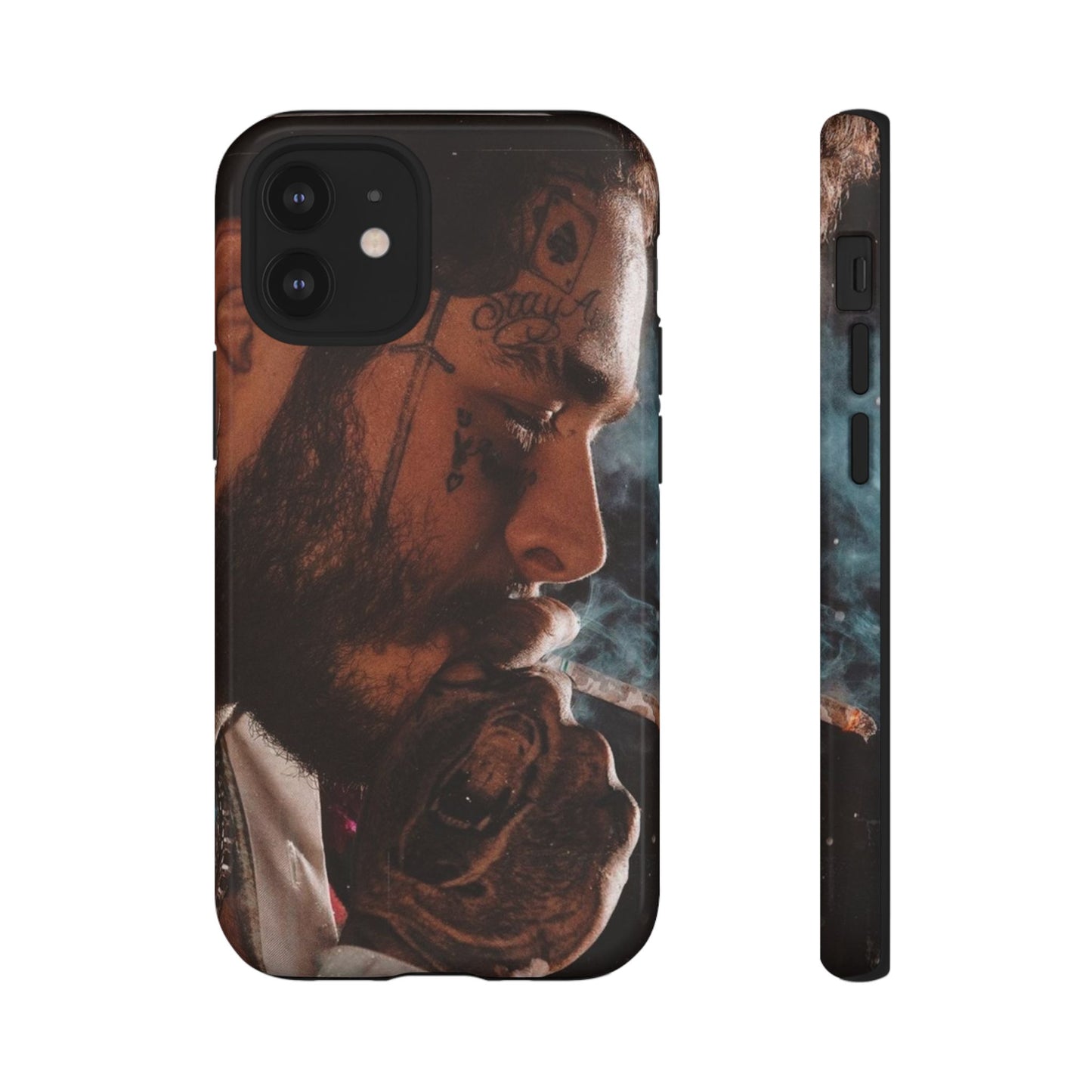 Post Malone Tough Cases for Fans - Artistic Phone Case with Smoky Vibe