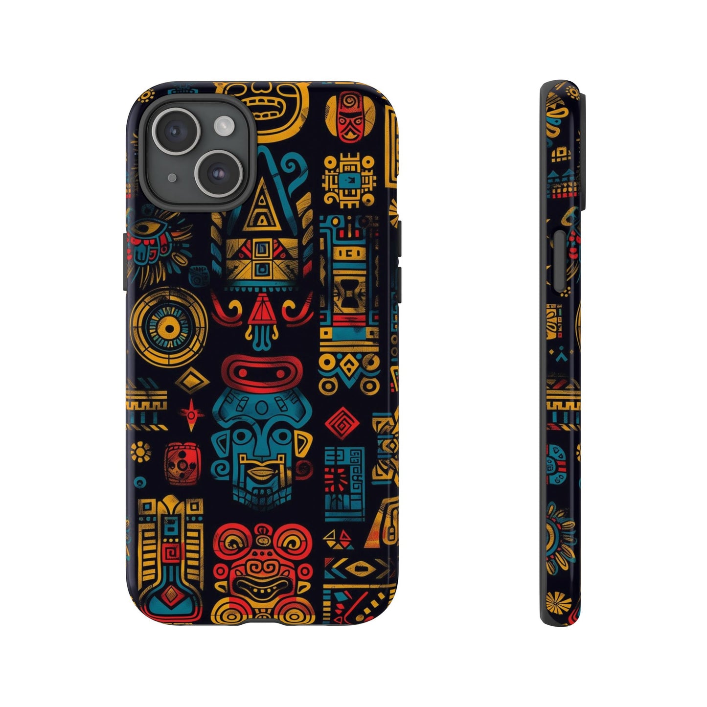 Vibrant Aztec iPhone Case - Tough Cases for Unique Style