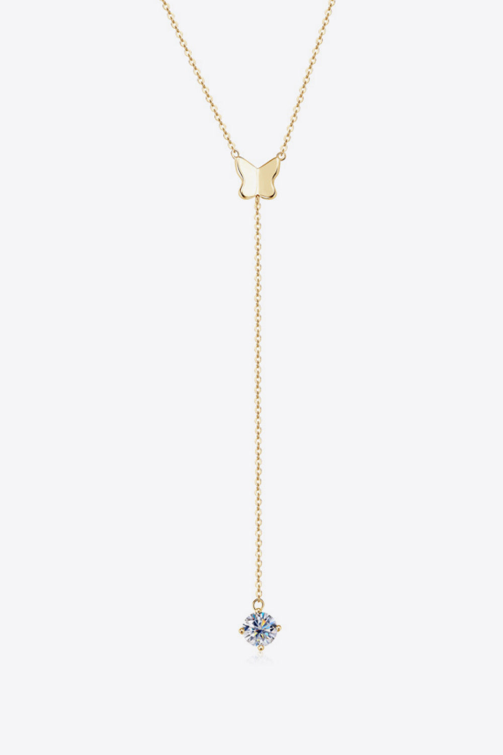 1 Carat Moissanite 925 Sterling Silver Necklace - Roe Creation