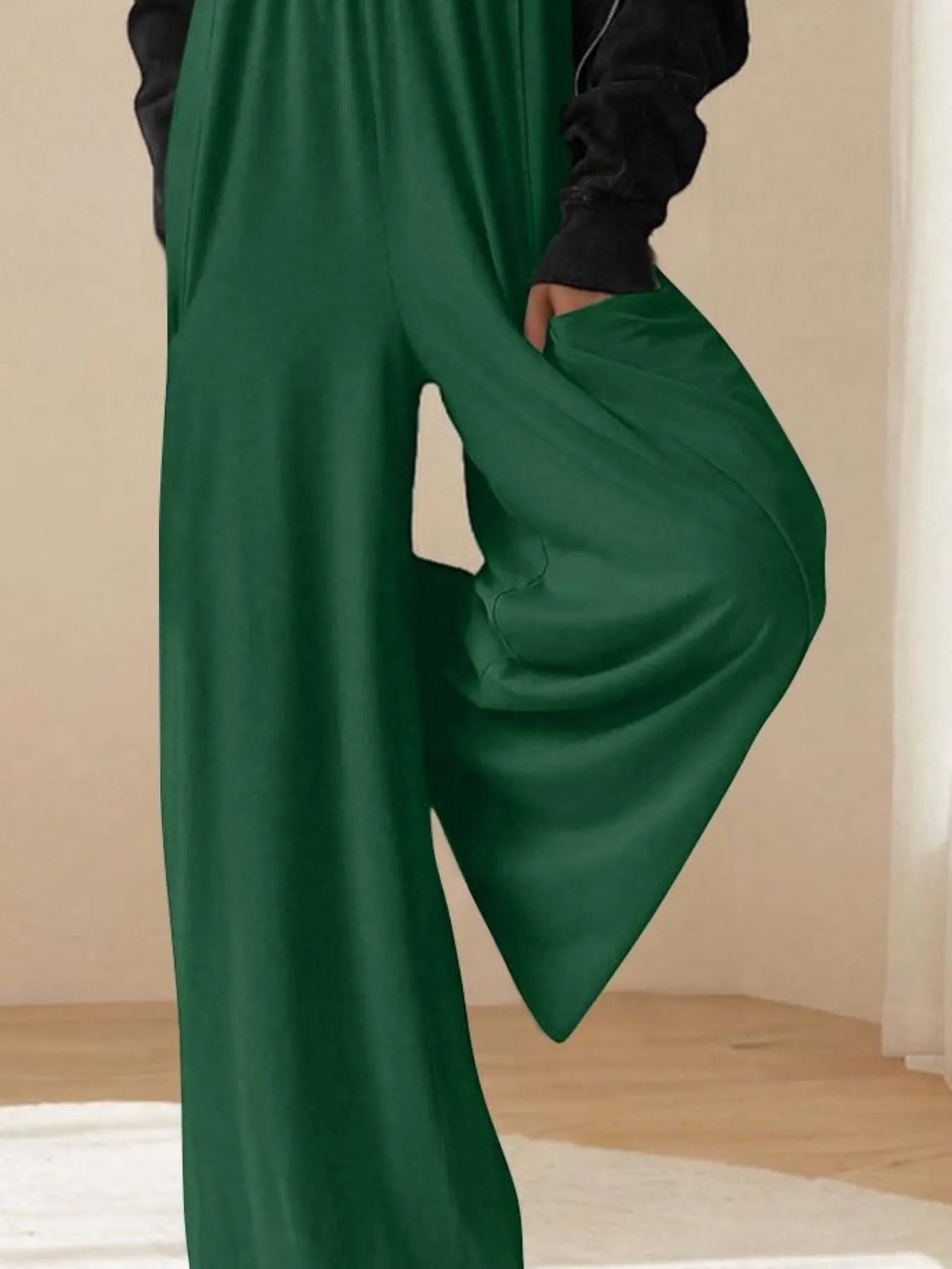 Spaghetti Strap Wide Leg Jumpsuit - Roe Creation