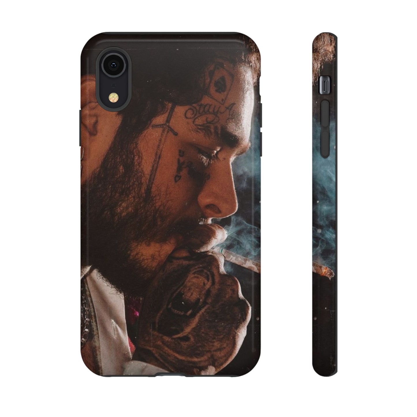 Post Malone Tough Cases for Fans - Artistic Phone Case with Smoky Vibe