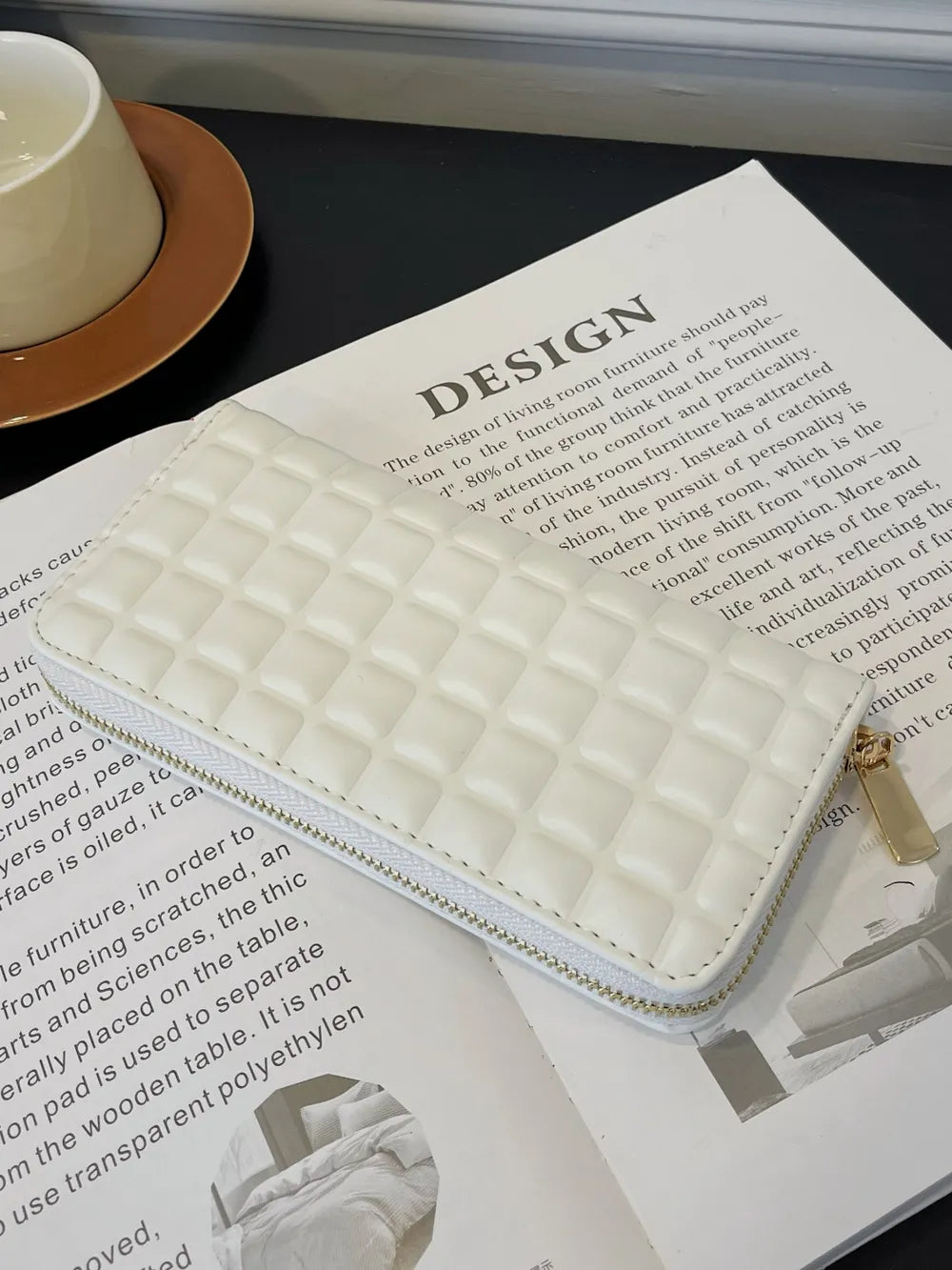 PU Leather Solid Color Wallet - Roe Creation