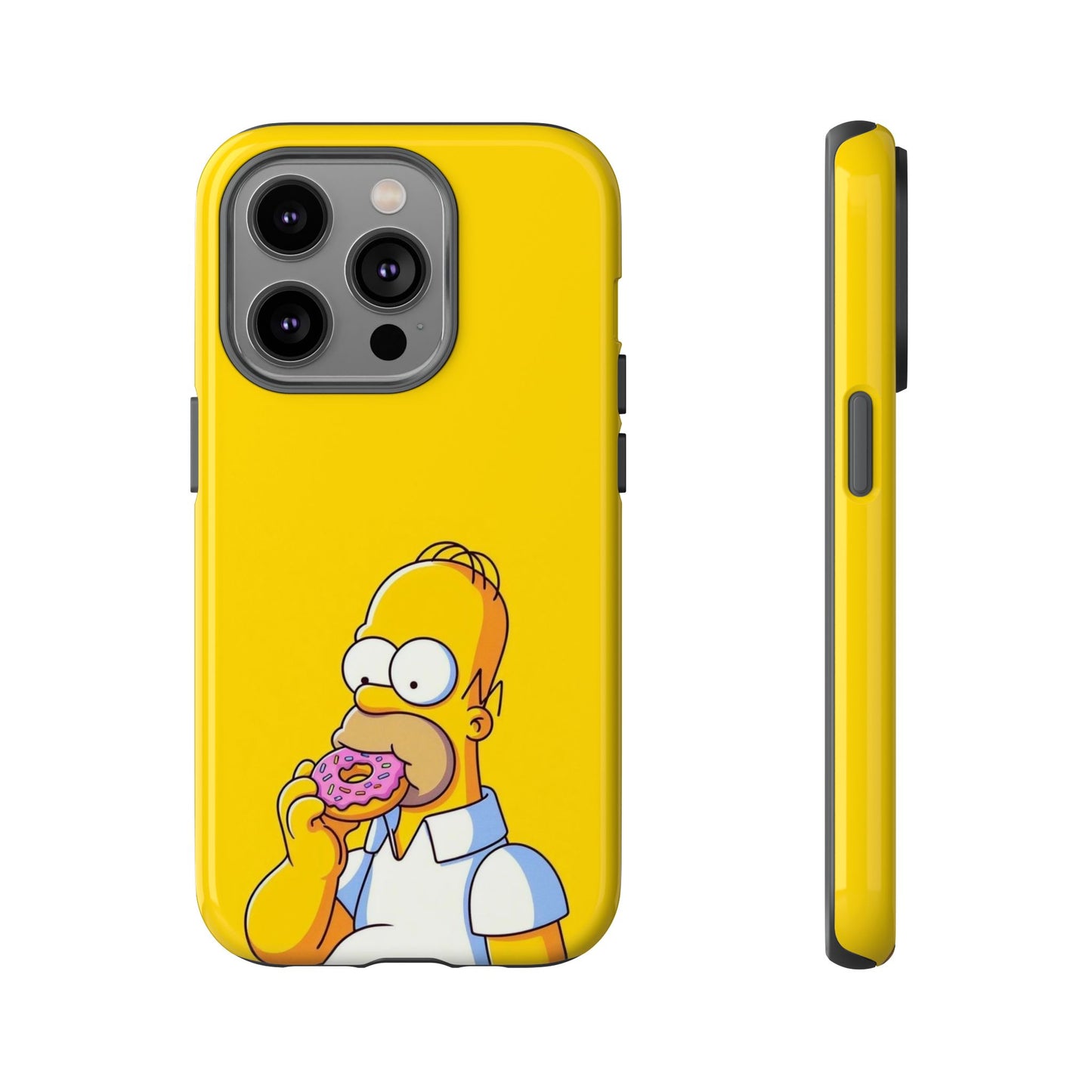 Homer Simpson Phone Case - iPhone, Samsung, Unique Protection for Fans, Cartoon Phone Cover, Gift for Simpsons Lovers, Durable Tough Case