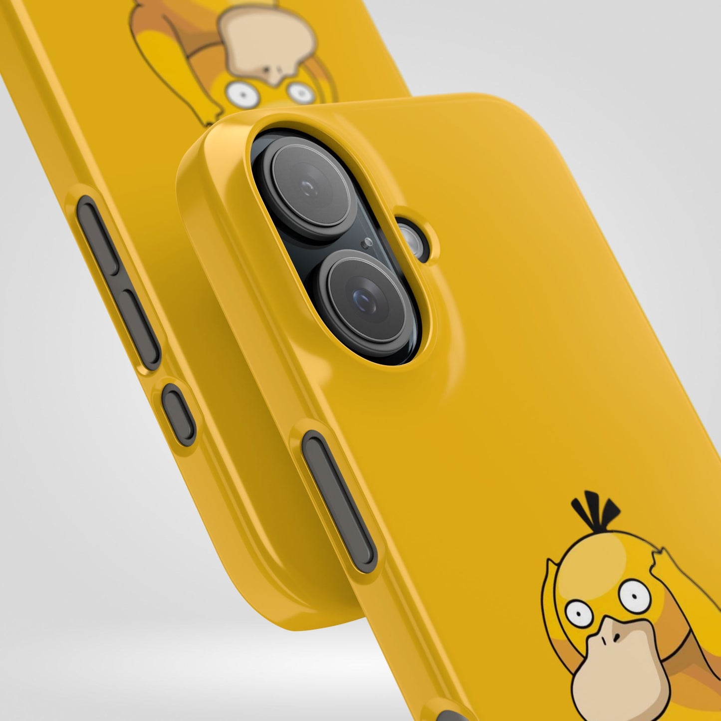 Psyduck Pokemon Snap Phone Cases, Yellow, Cartoon - iPhone, Samsung