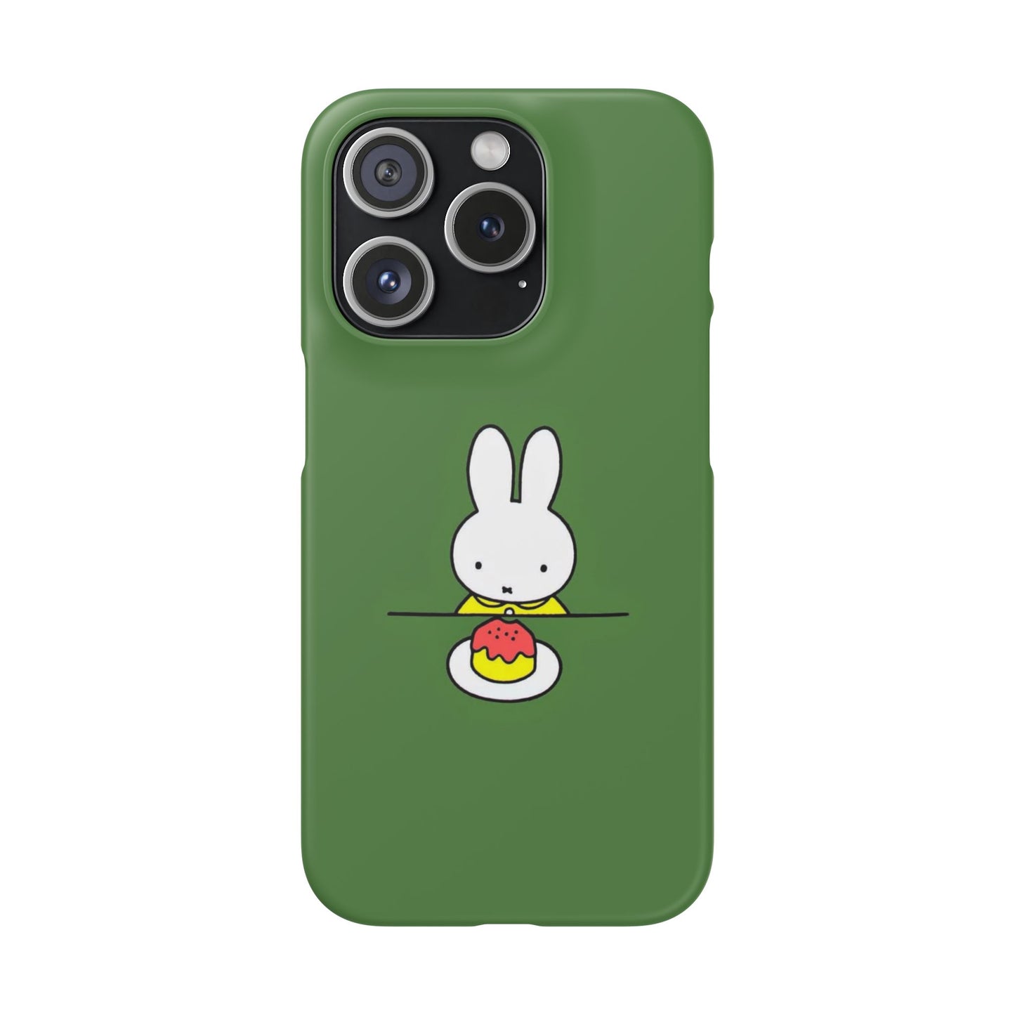 Miffy Phone Case, Snap Case, Green Miffy - iPhone, Samsung