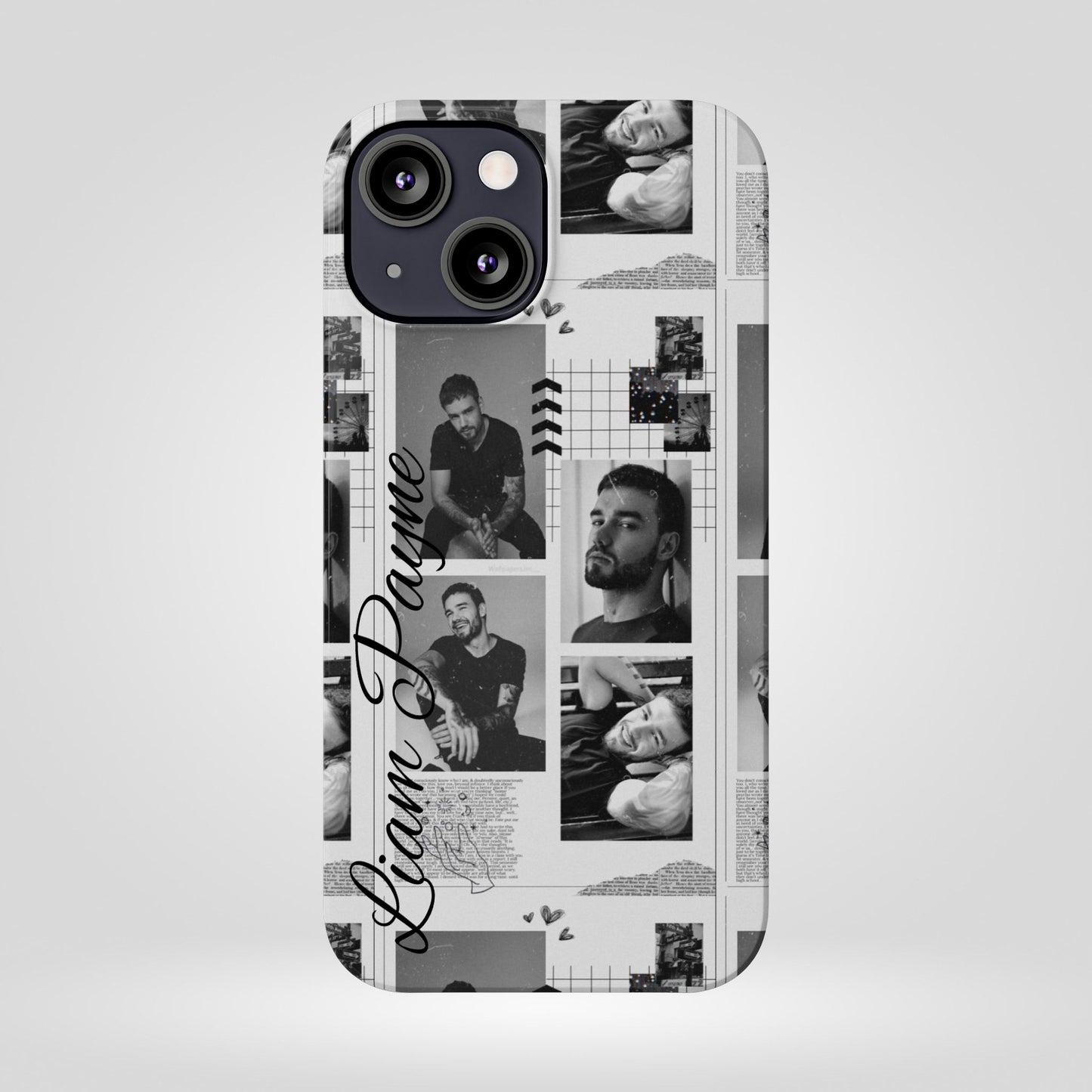 Liam Payne Slim Phone Case - Personalised Collage Design