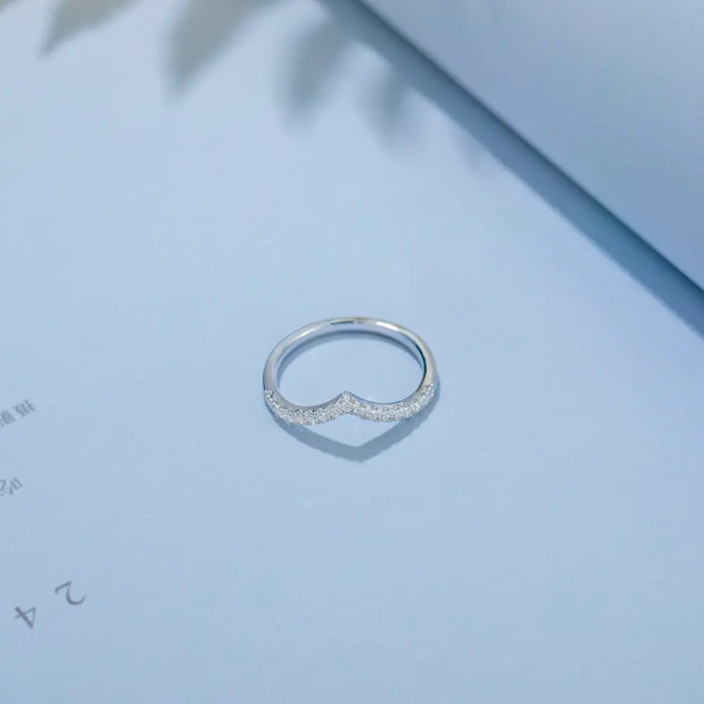 Moissanite 925 Sterling Silver Ring - Roe Creation