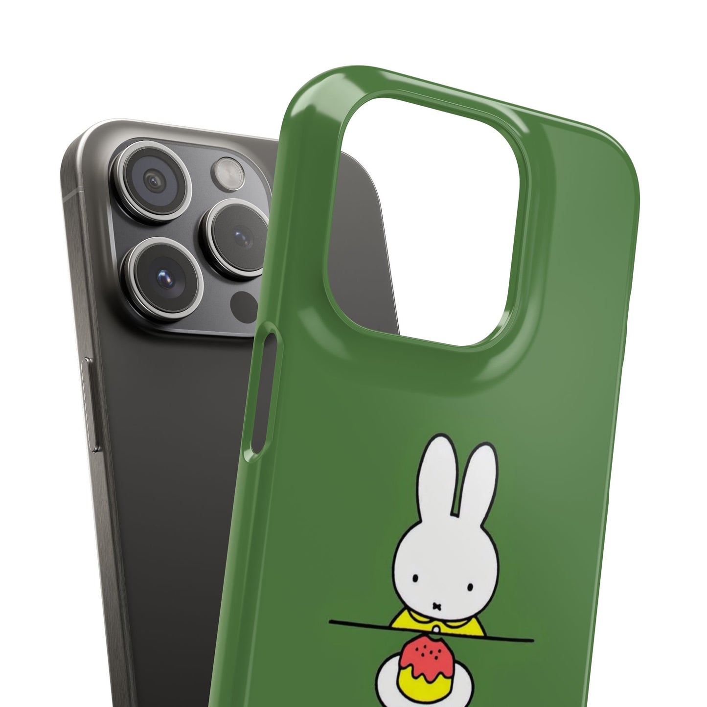 Miffy Phone Case, Snap Case, Green Miffy - iPhone, Samsung