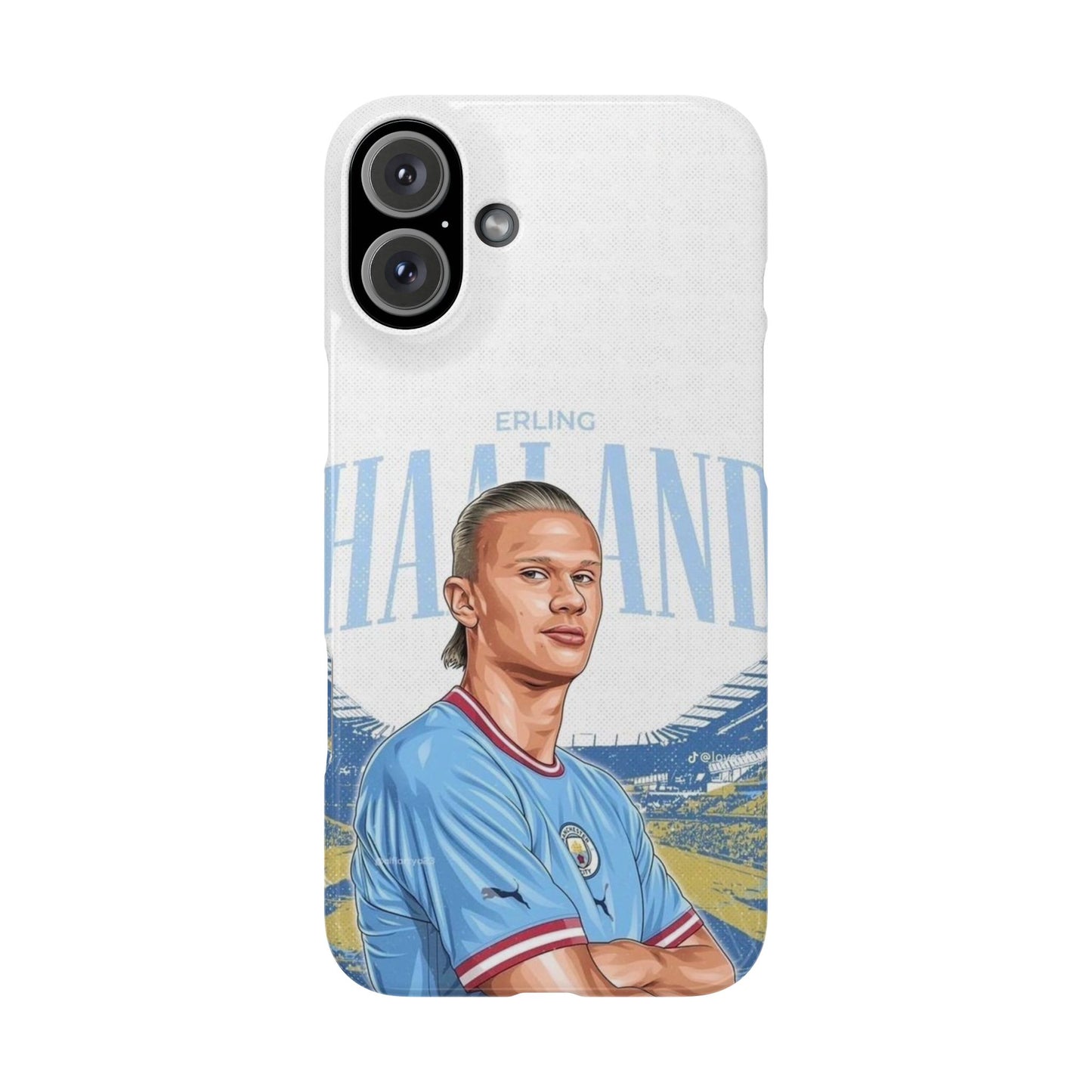 Erling Haaland Snap Case | Personalized Phone Case for Manchester City Fans