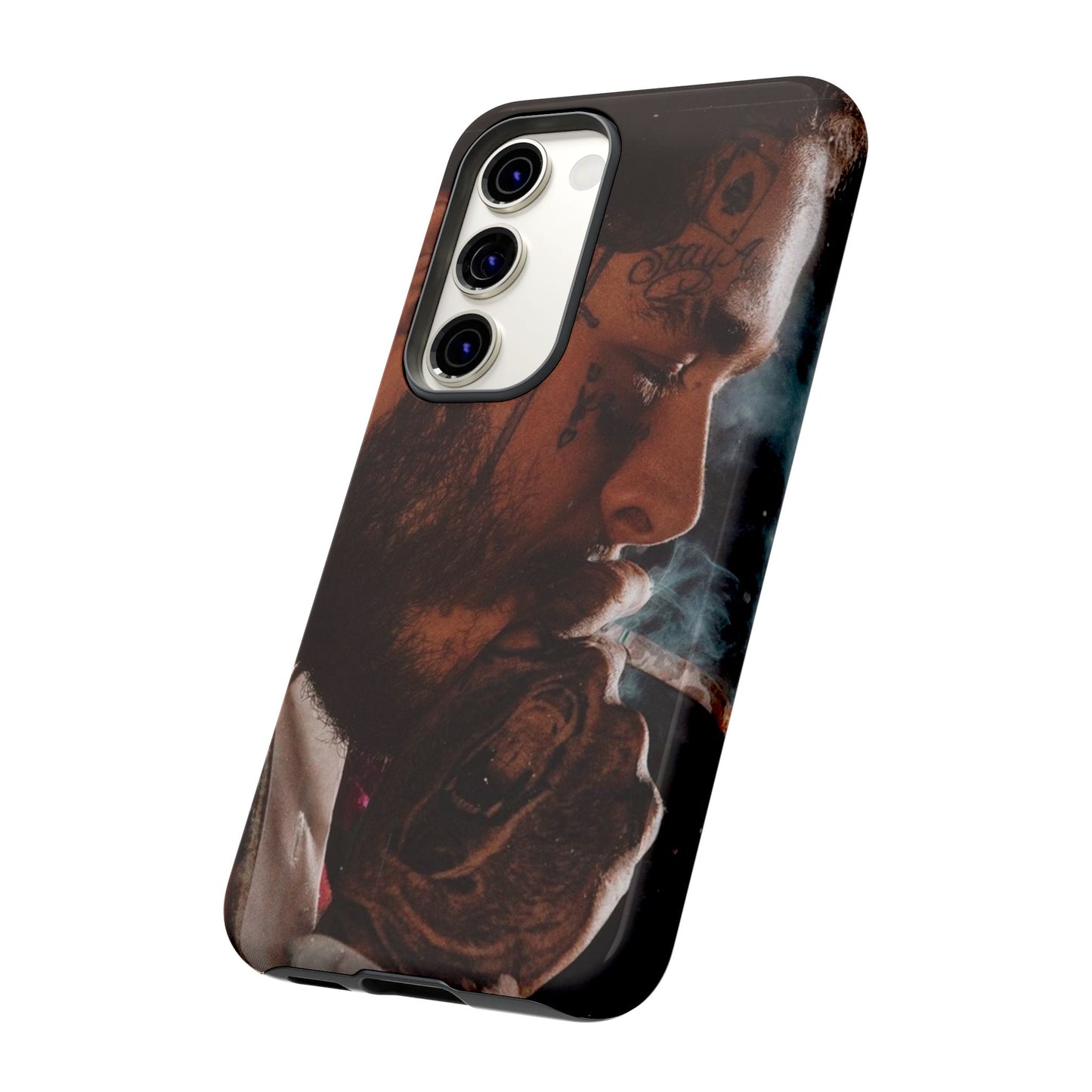 Post Malone Tough Cases for Fans - Artistic Phone Case with Smoky Vibe