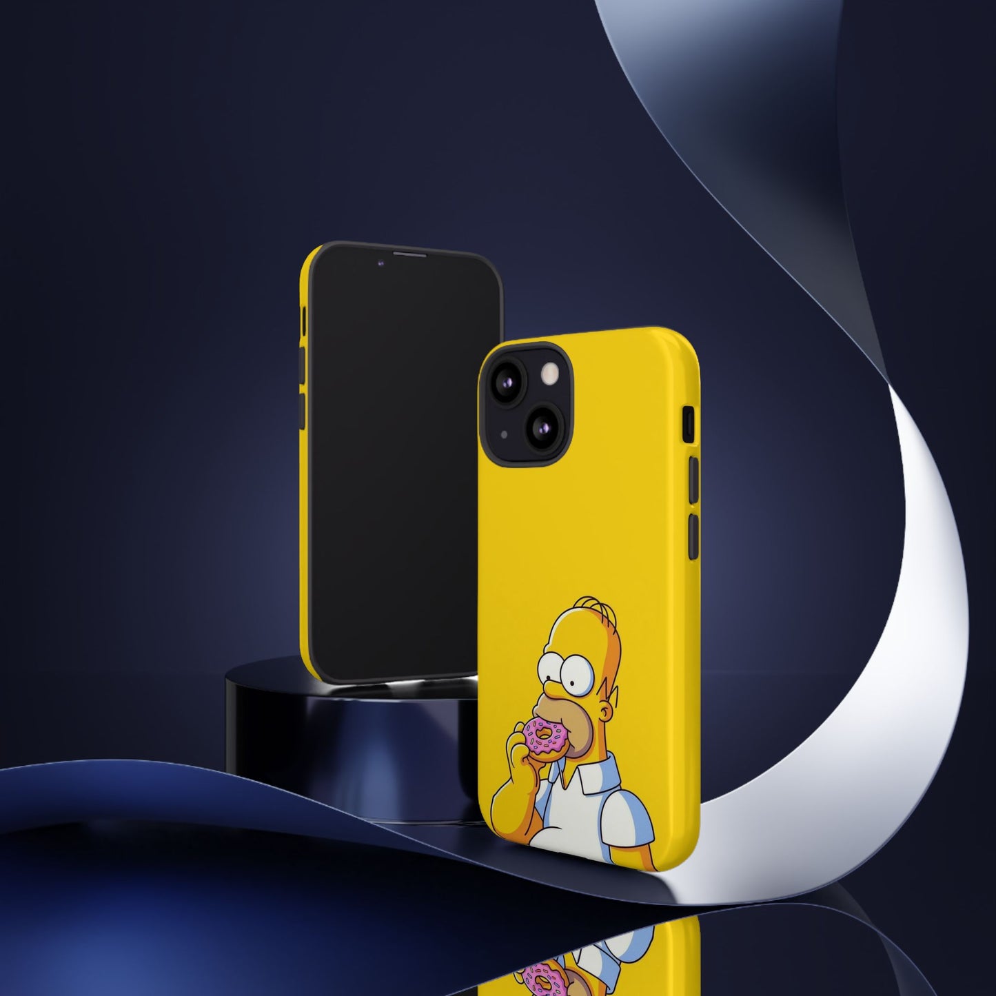 Homer Simpson Phone Case - iPhone, Samsung, Unique Protection for Fans, Cartoon Phone Cover, Gift for Simpsons Lovers, Durable Tough Case