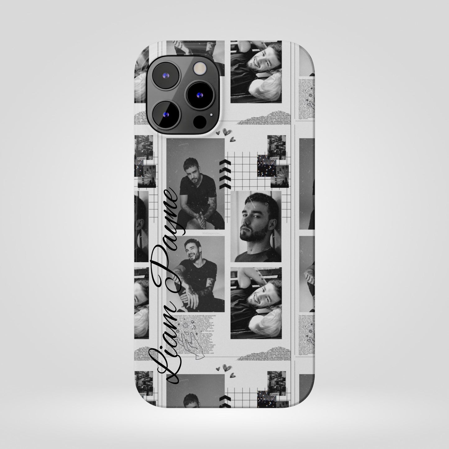 Liam Payne Slim Phone Case - Personalised Collage Design