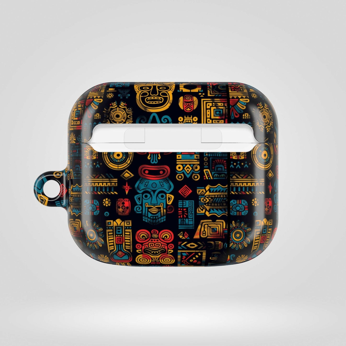 Tribal Pattern AirPods Case – Stylish Protection for Your Earbuds