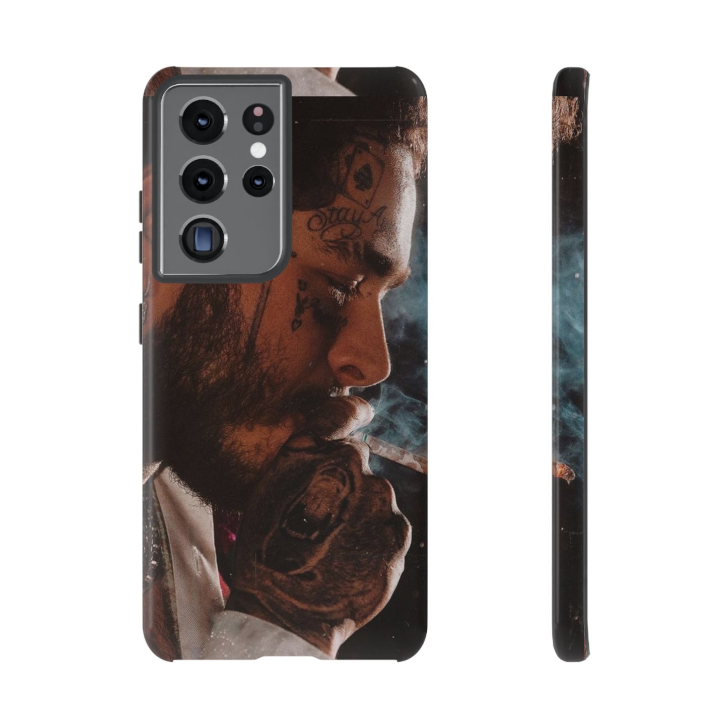 Post Malone Tough Cases for Fans - Artistic Phone Case with Smoky Vibe